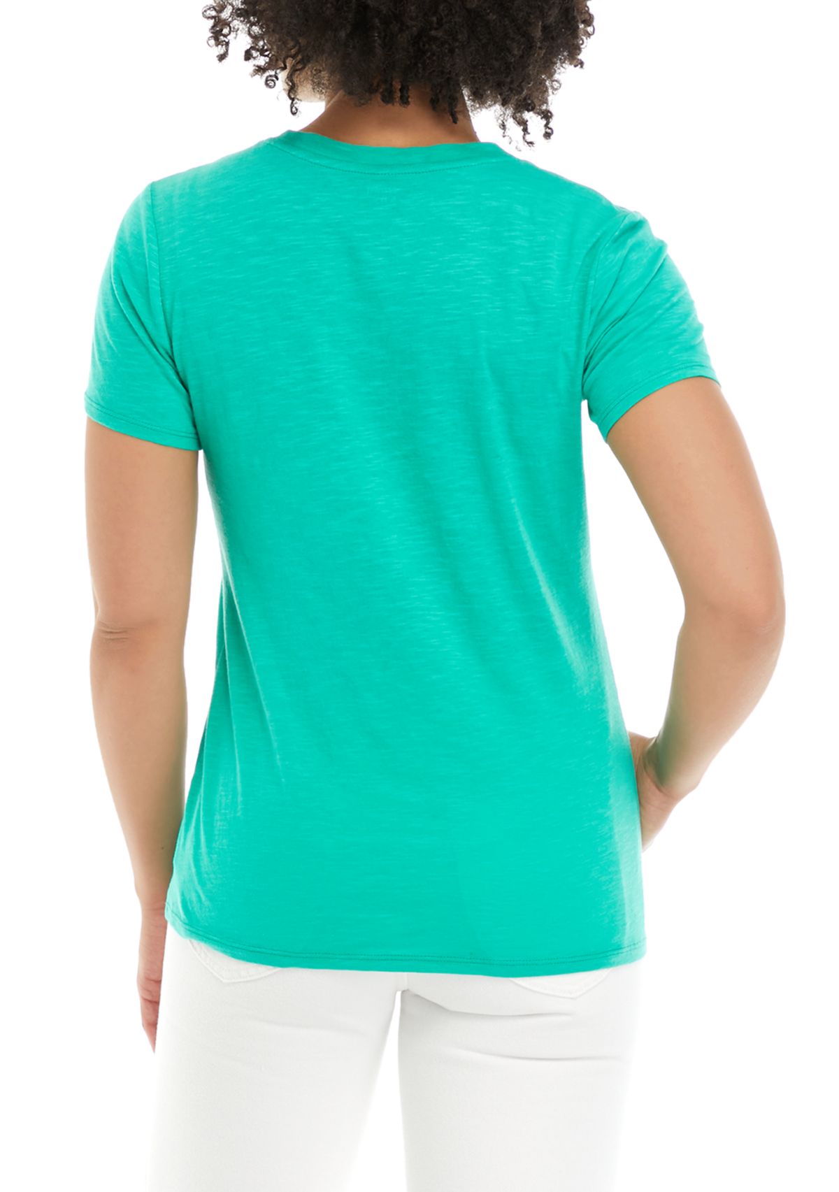 Womens Short Sleeve Essential Graphic T-Shirt