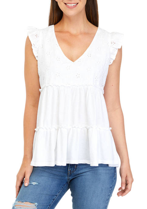Crown & Ivy™ Womens Swingy Top