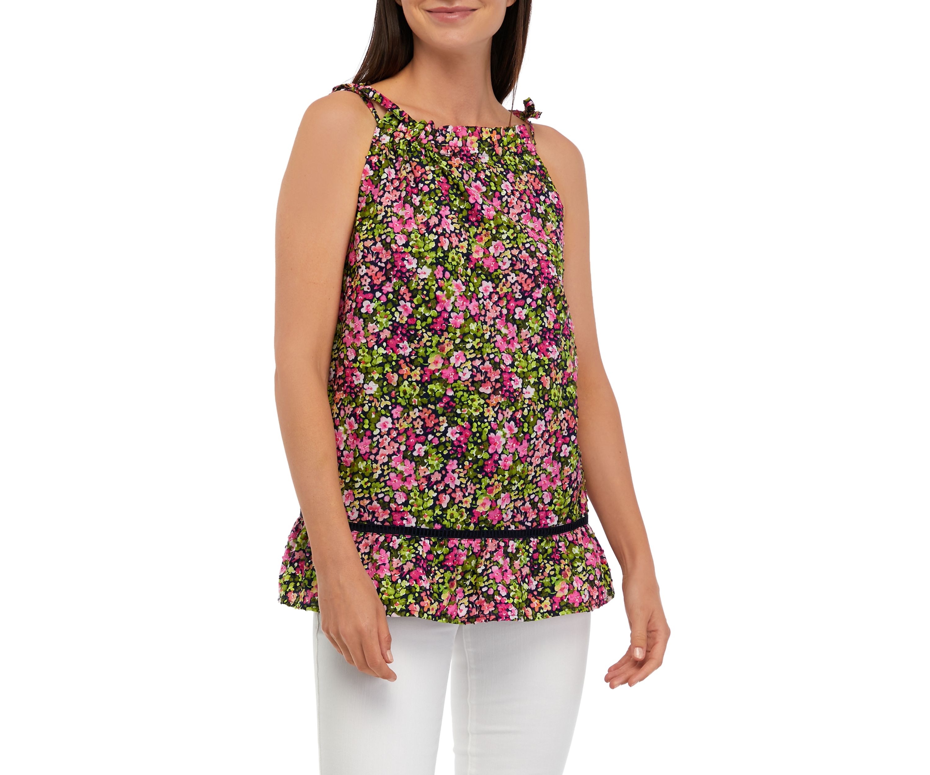 Womens Tie Halter Neck Top