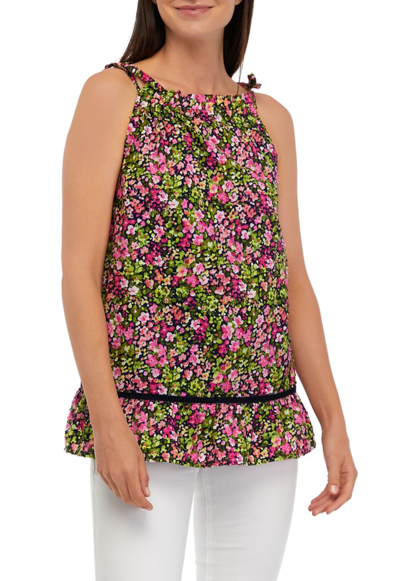 Womens Tie Halter Neck Top