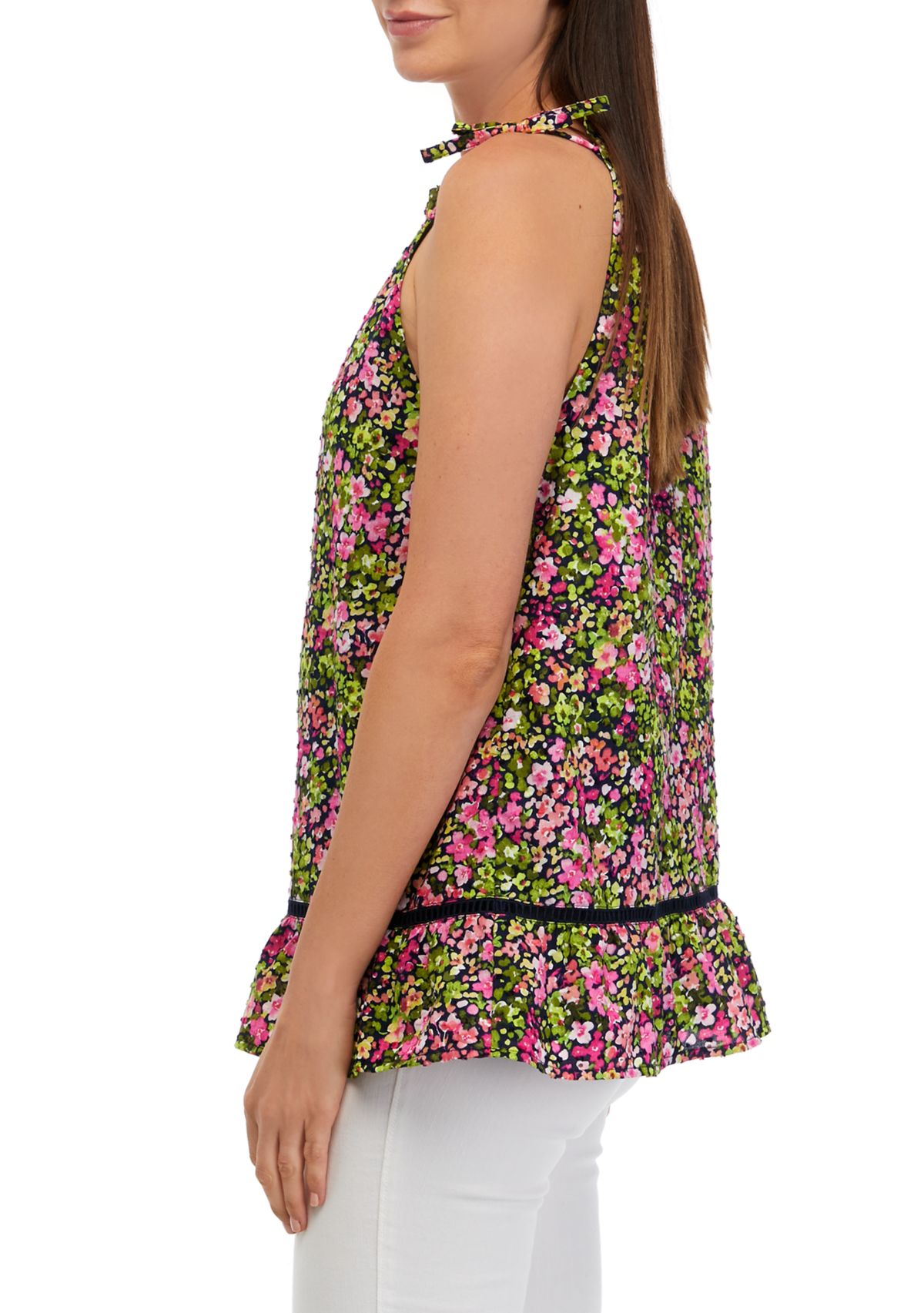 Womens Tie Halter Neck Top