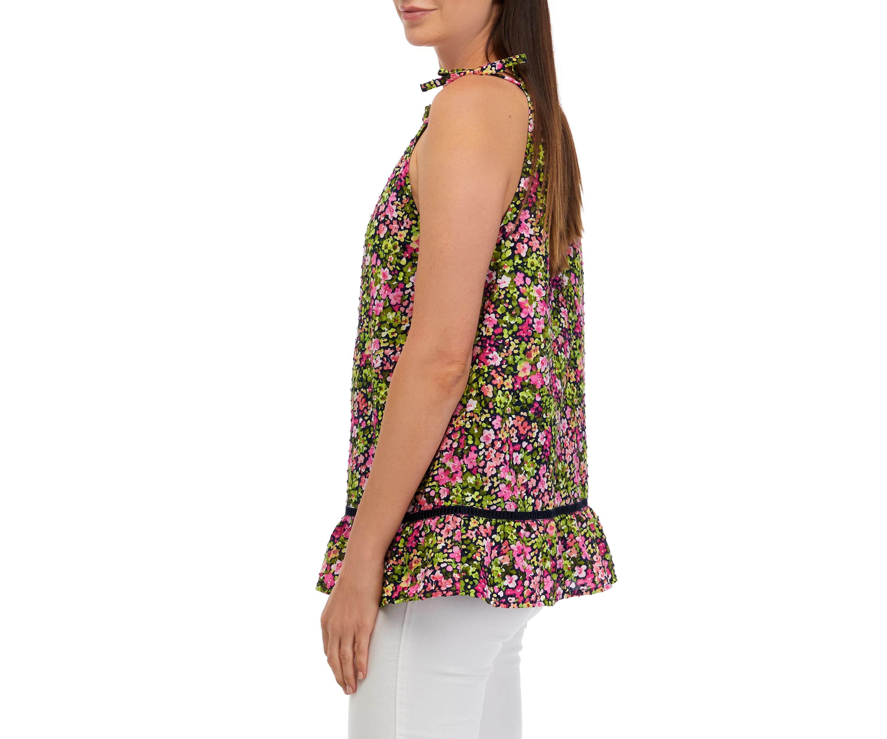 Womens Tie Halter Neck Top