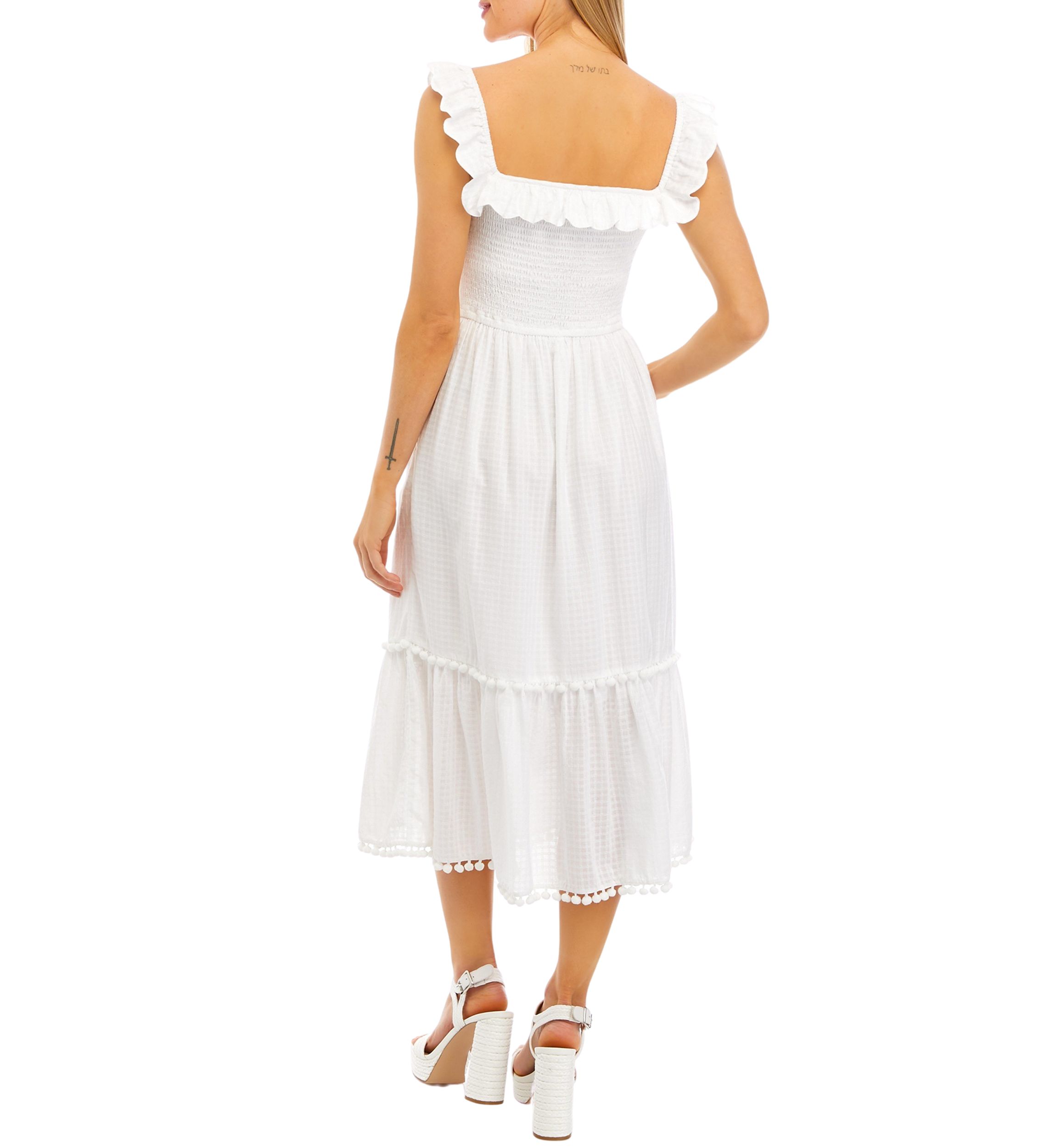 Womens Sleeveless Square Neck Dress