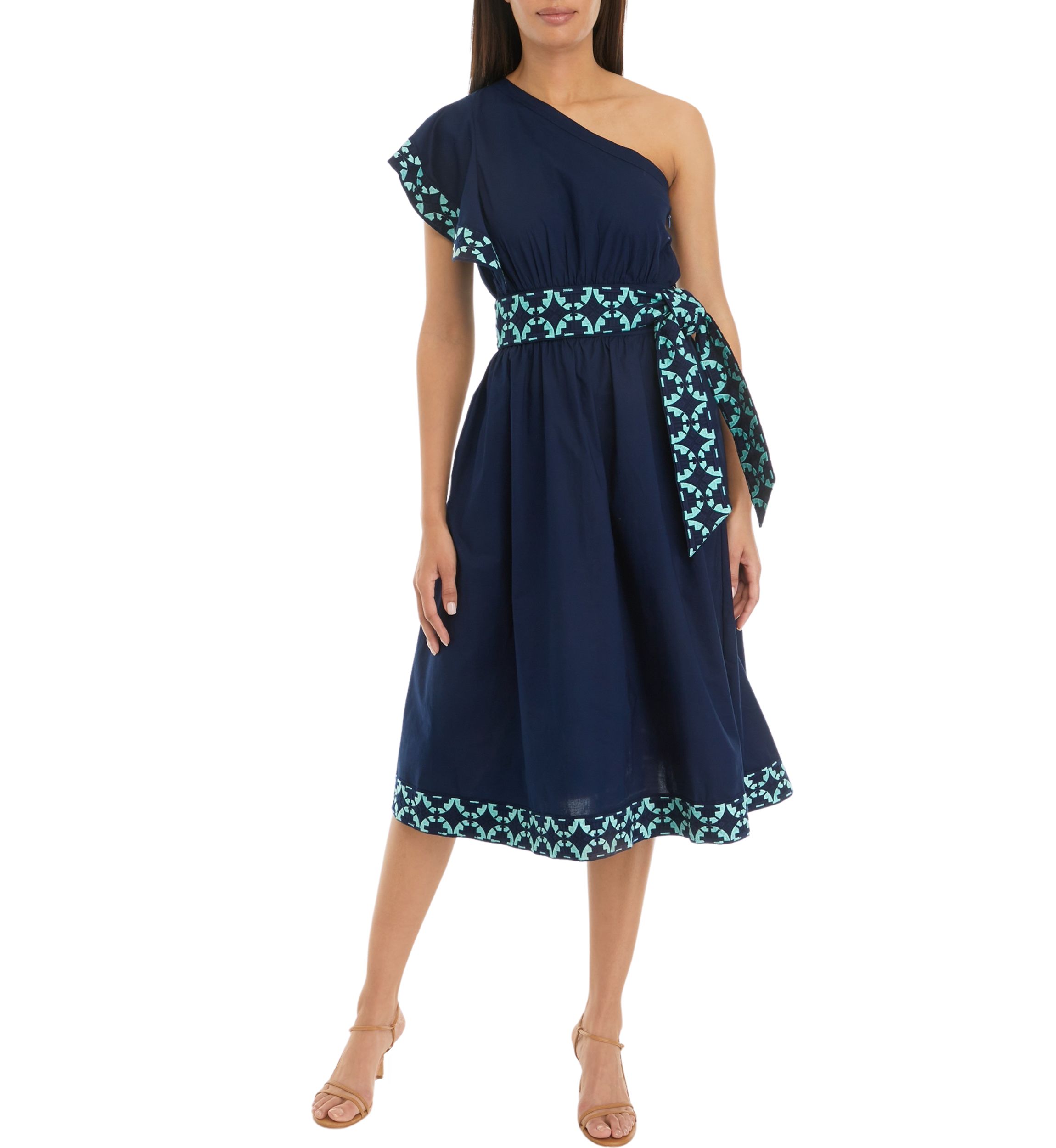 Womens One-Shoulder Dress