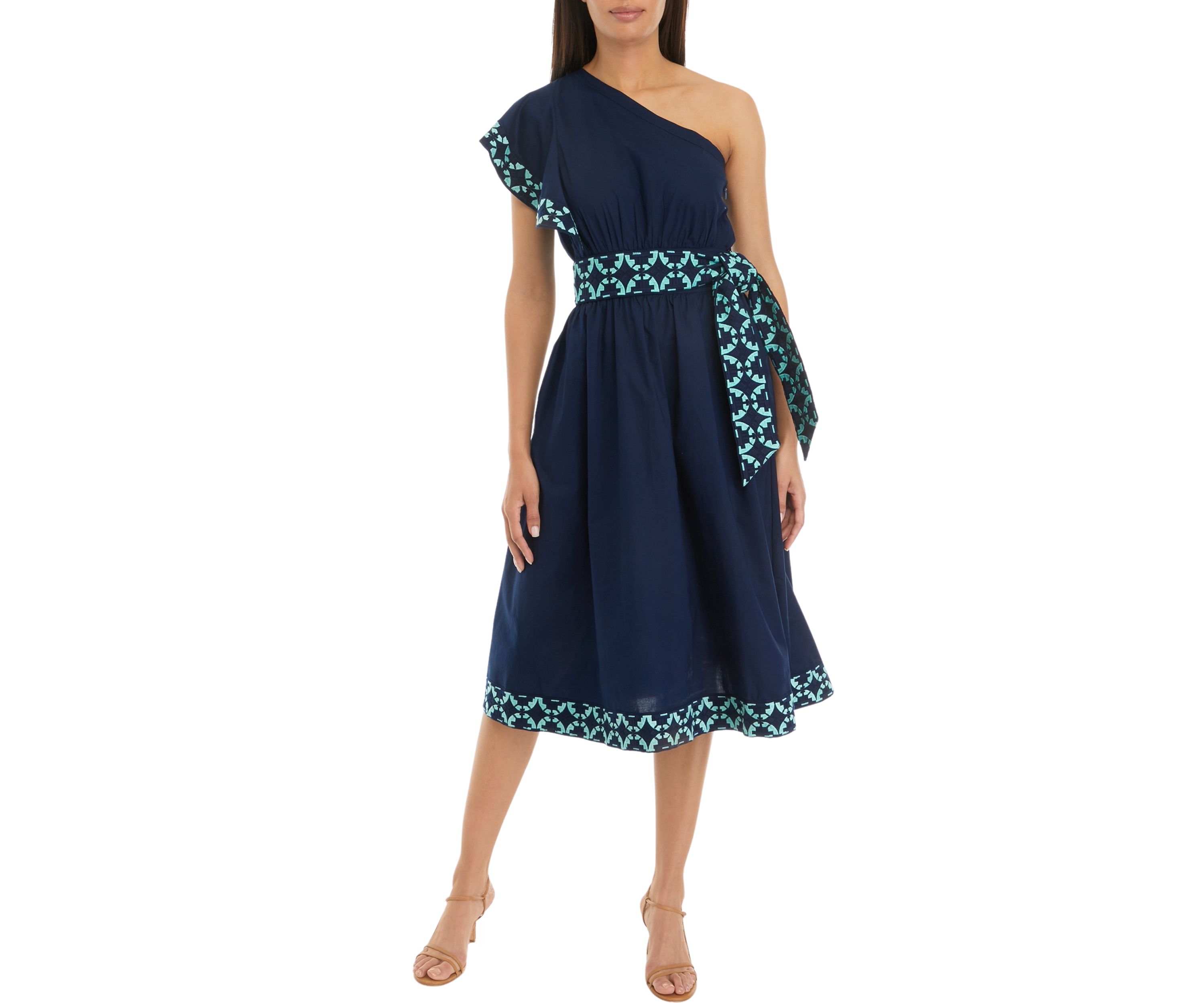 Womens One-Shoulder Dress
