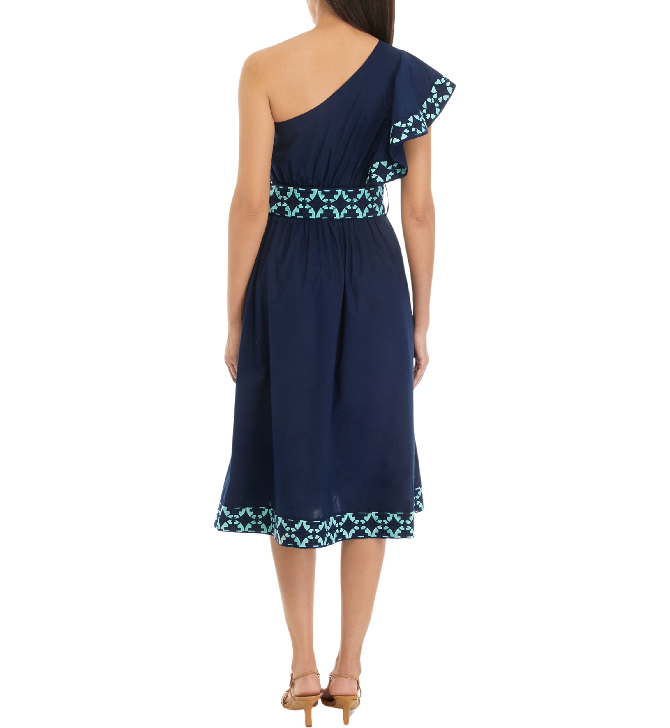 Womens One-Shoulder Dress