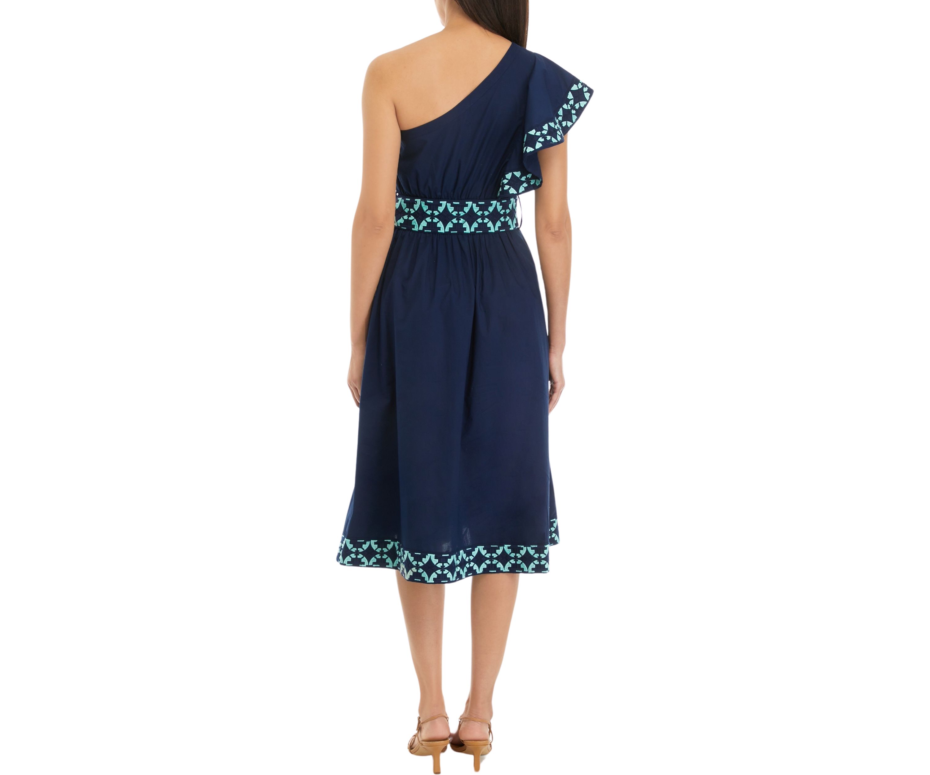 Womens One-Shoulder Dress