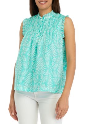 Crown & Ivy Women's Printed Top, Large