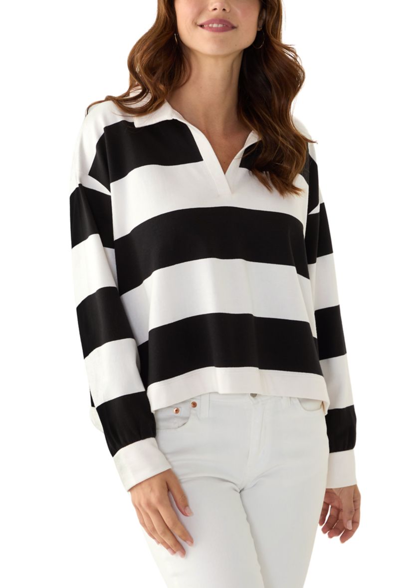 Womens Knit Polo Sweater