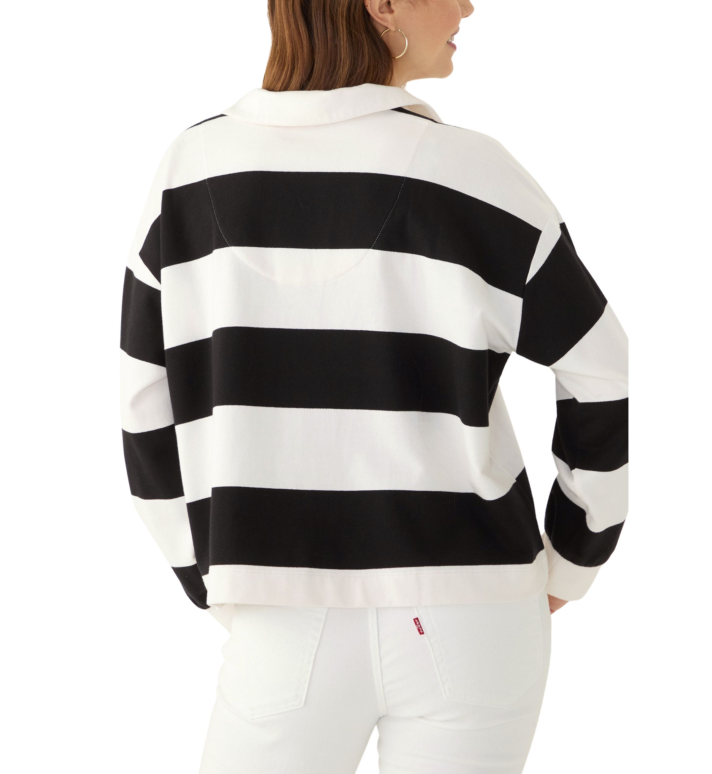 Womens Knit Polo Sweater