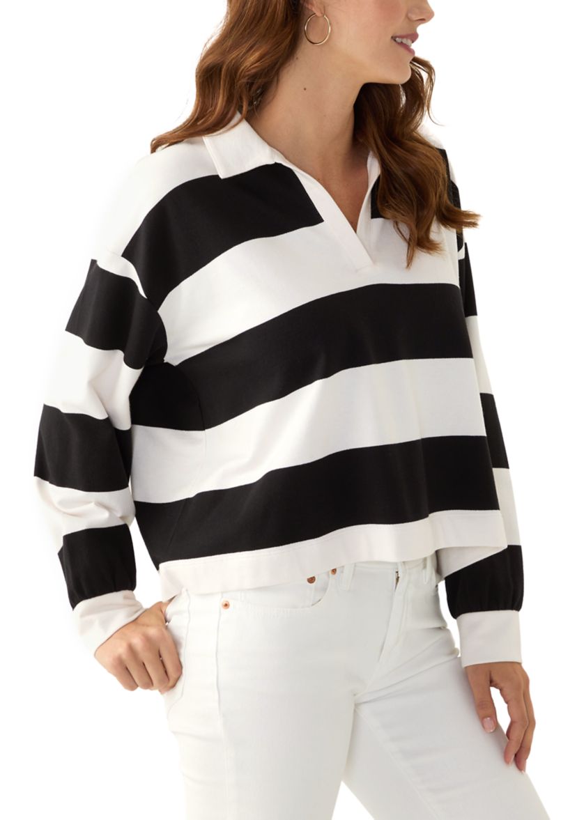 Womens Knit Polo Sweater