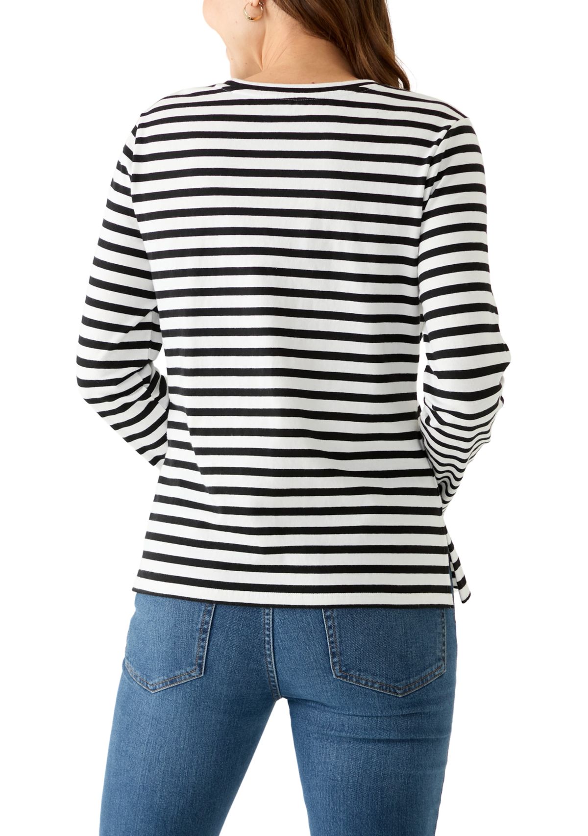 Womens Heart Stripe T-Shirt