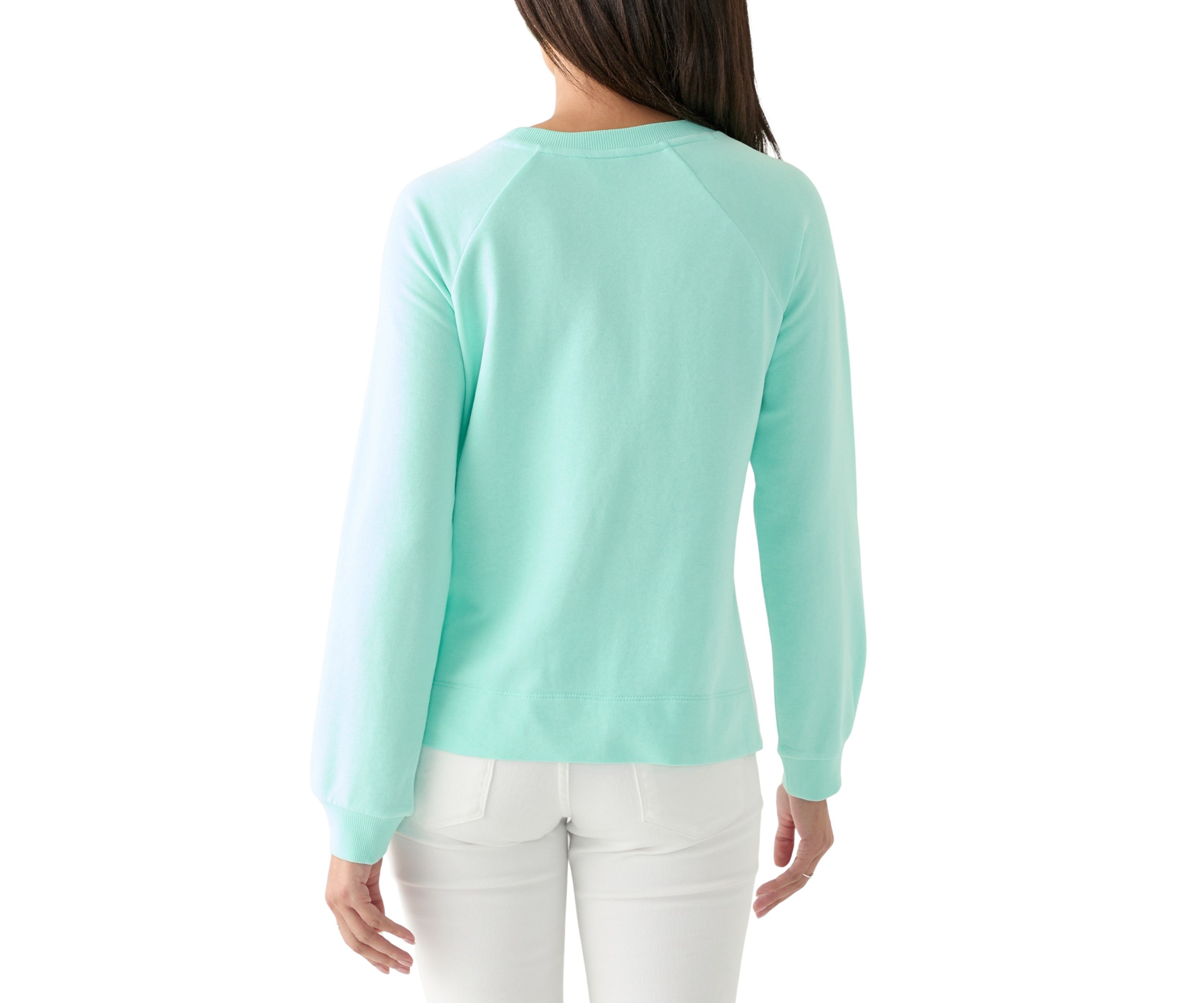 Womens Side Slit Sweeper Top