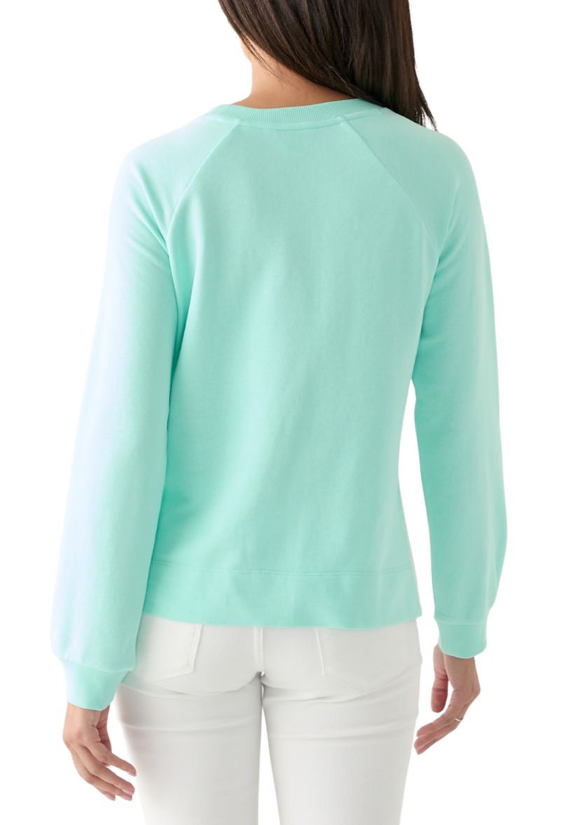 Womens Side Slit Sweeper Top