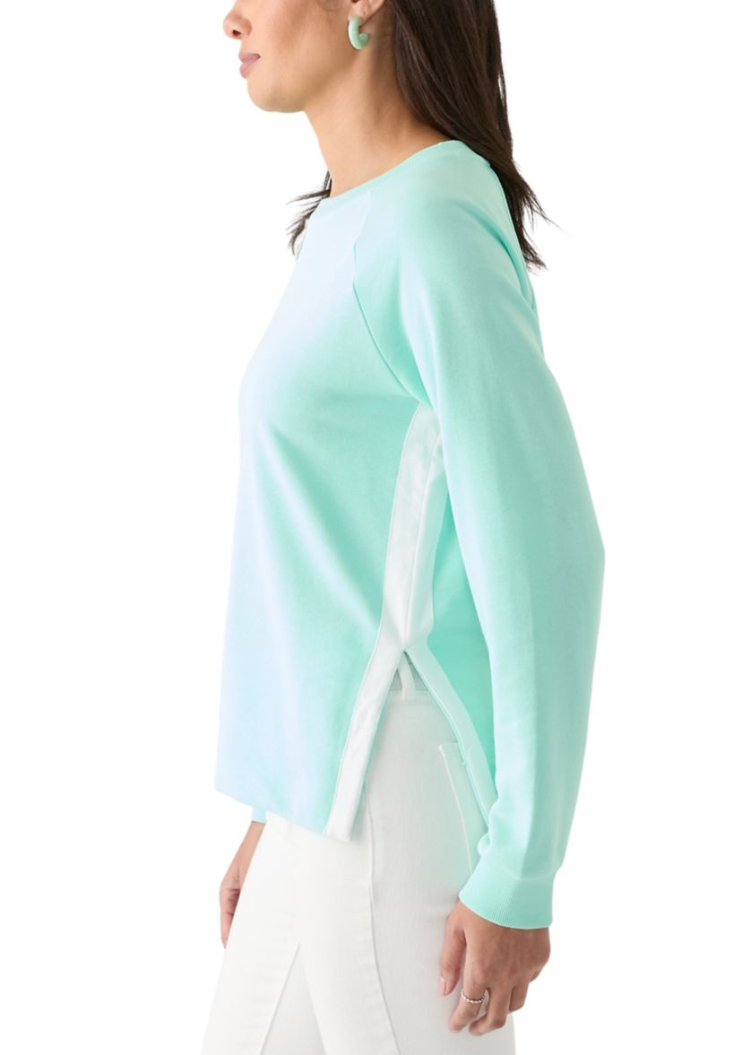 Womens Side Slit Sweeper Top