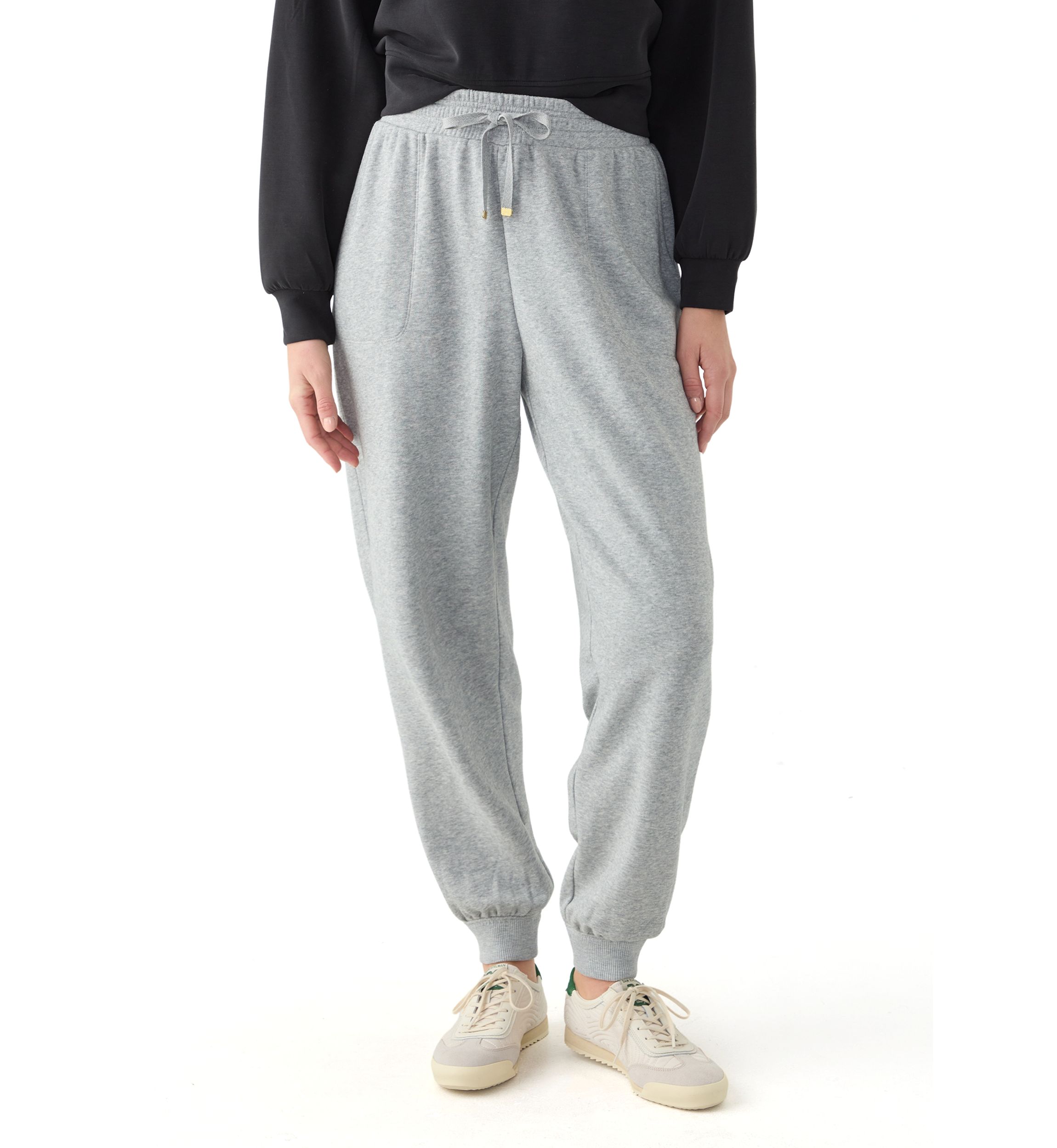Womens Terry Heather Jogger Pants