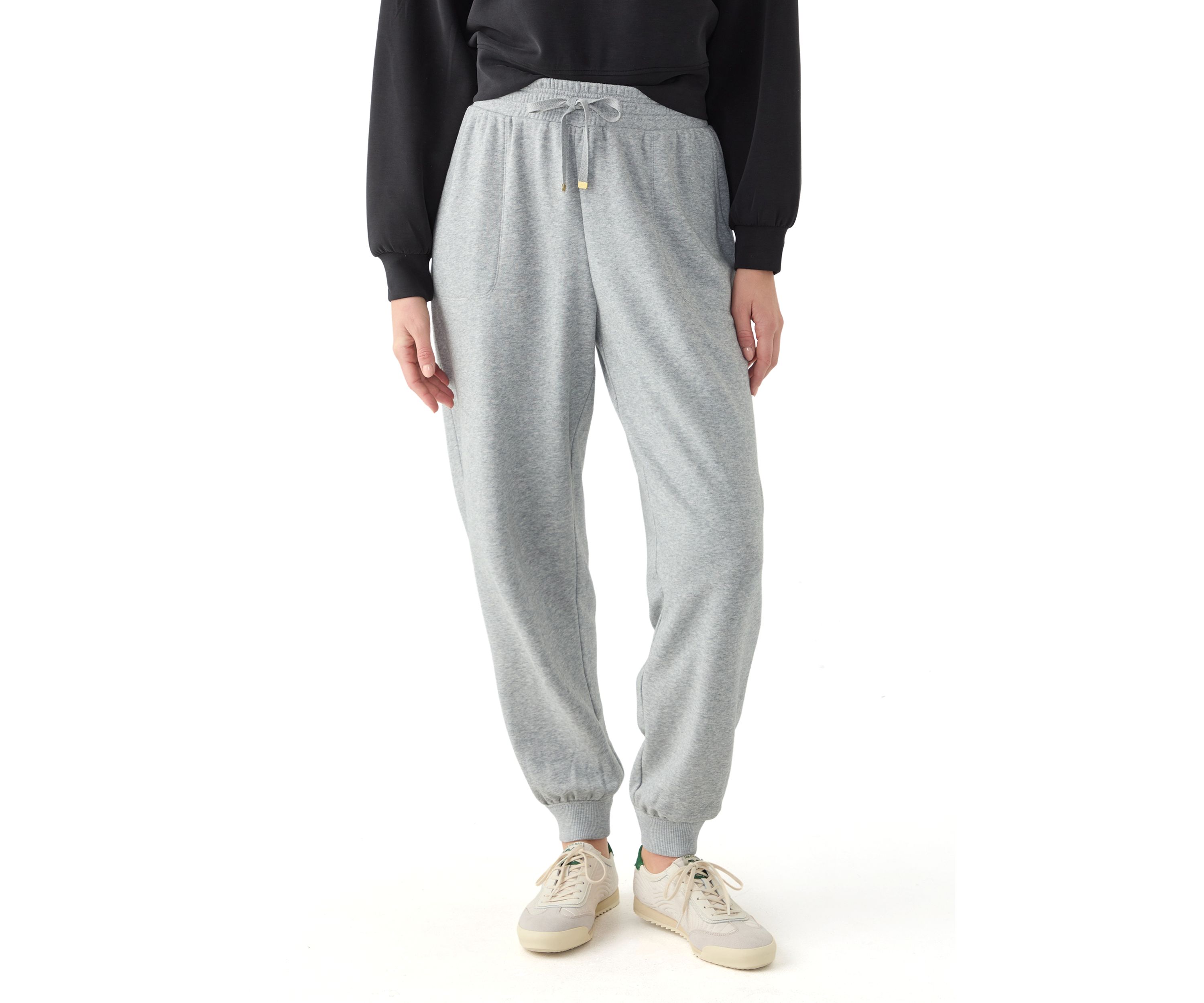 Womens Terry Heather Jogger Pants
