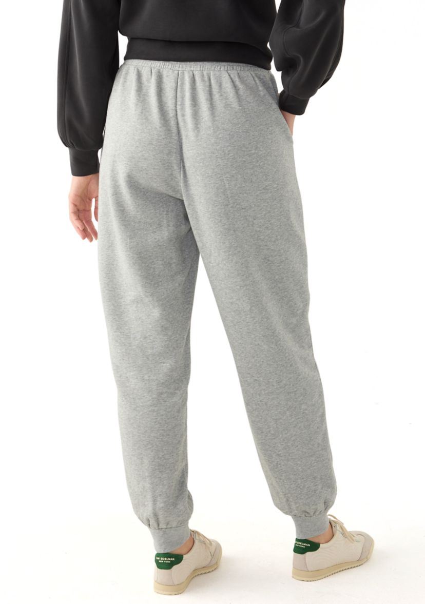 Womens Terry Heather Jogger Pants