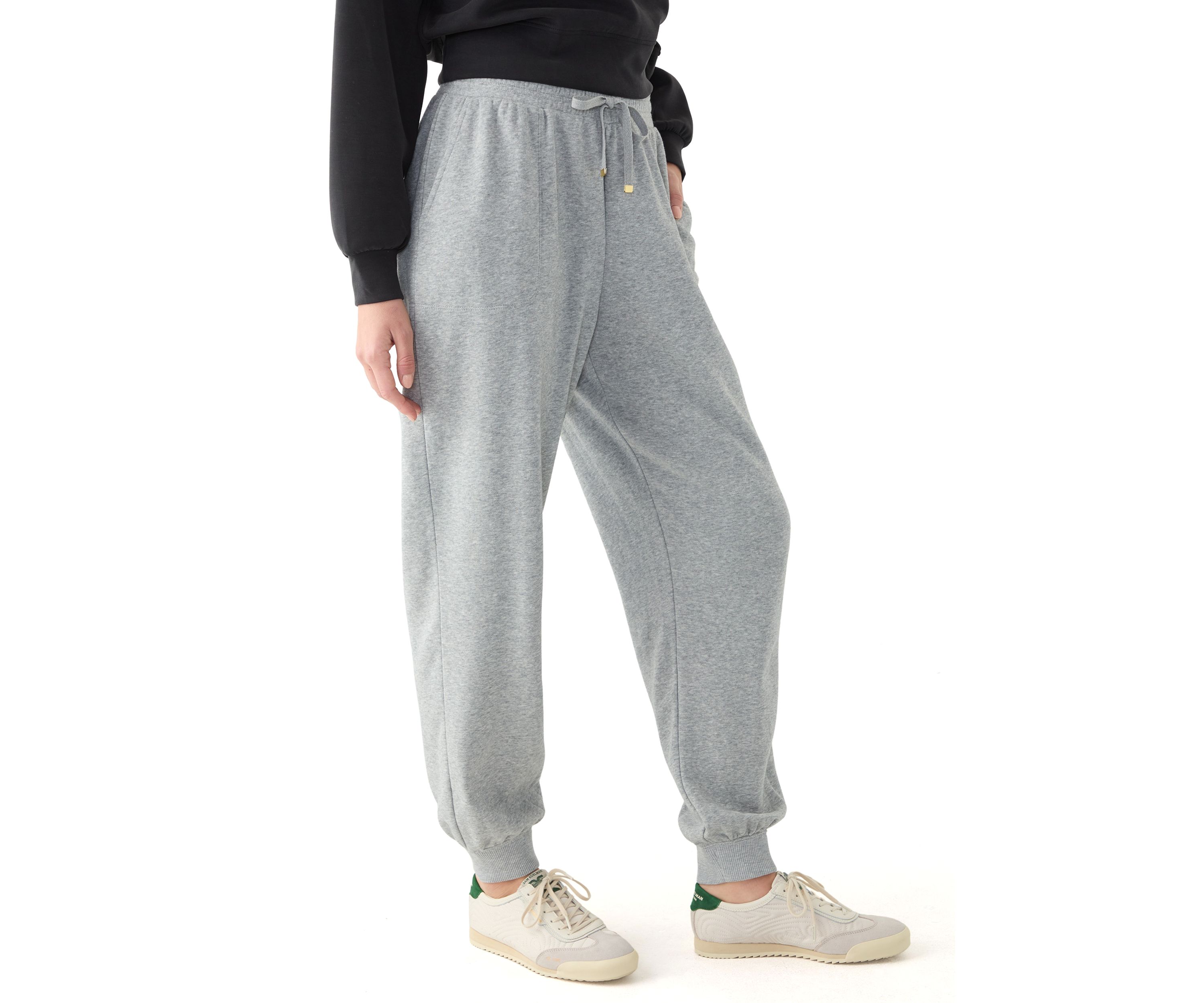 Womens Terry Heather Jogger Pants