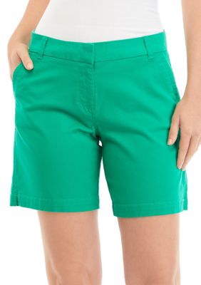 Women's Croft & Barrow® Mid-Thigh Fitted Swim Shorts