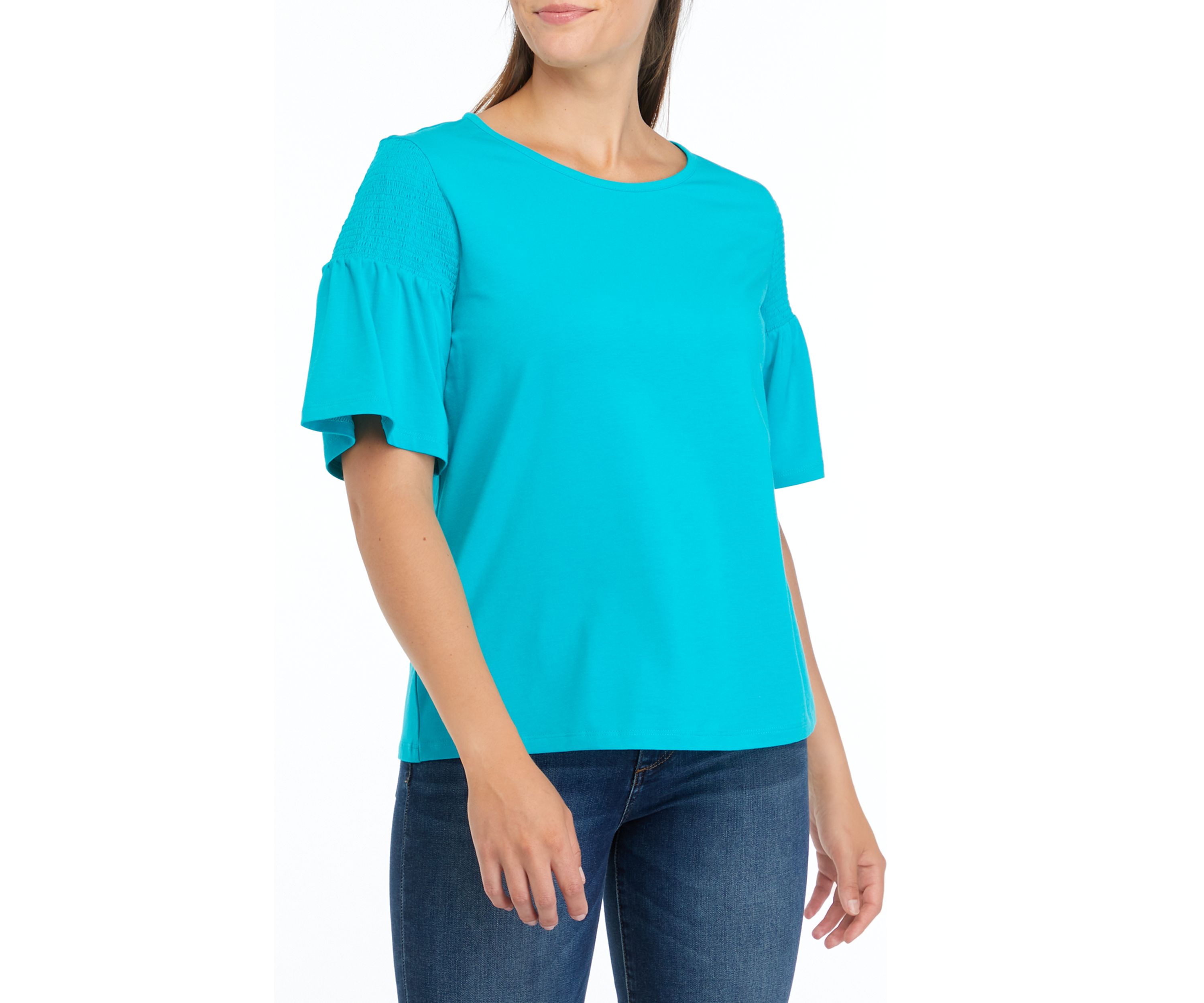 Womens Solid Raglan Sleeve T-Shirt