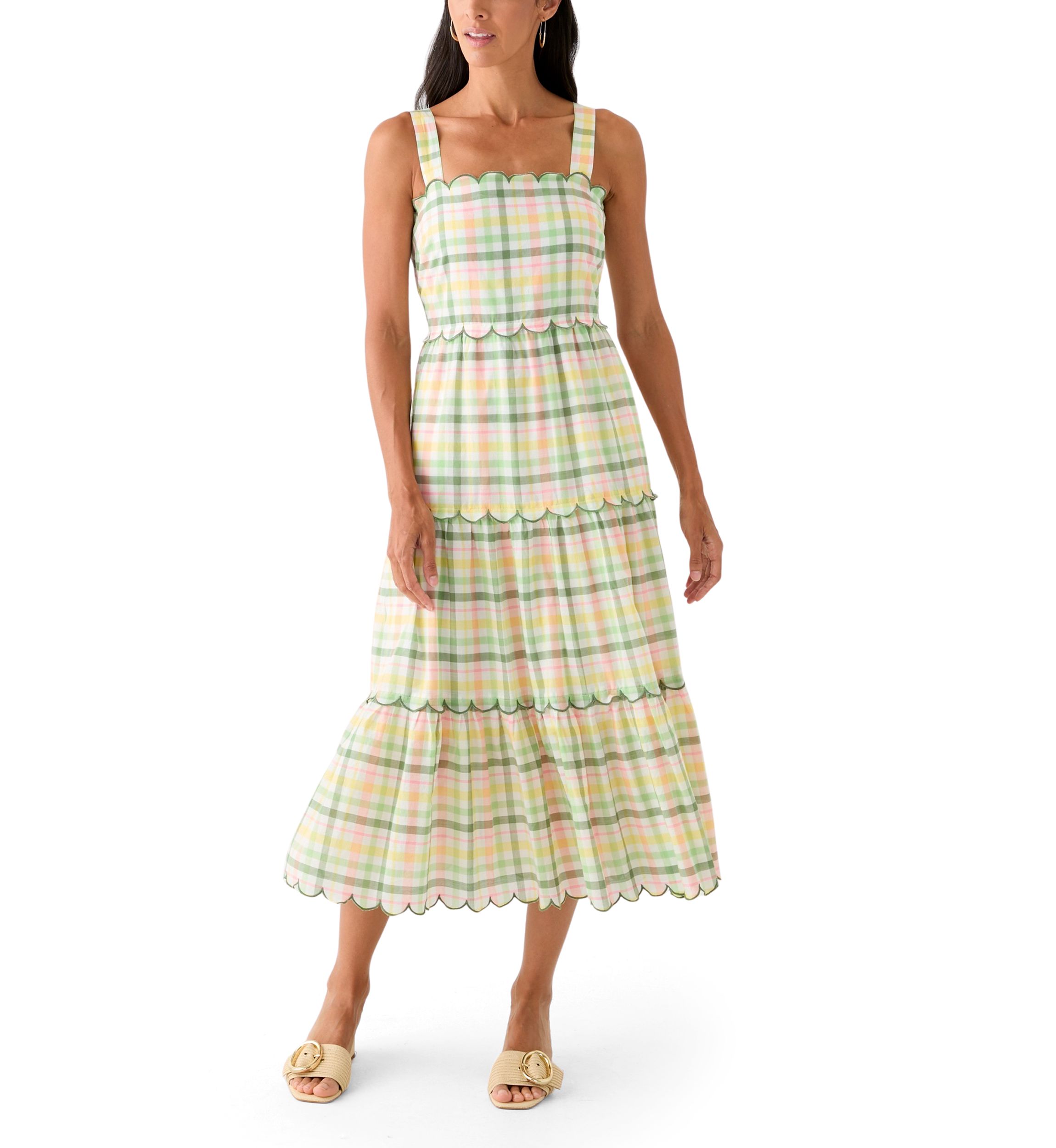 teal wedding guest dress Standard / XS Teal Green Polka Dot Deep-V Flutter-Sleeve Satin A-Line Wedding Guest Dress