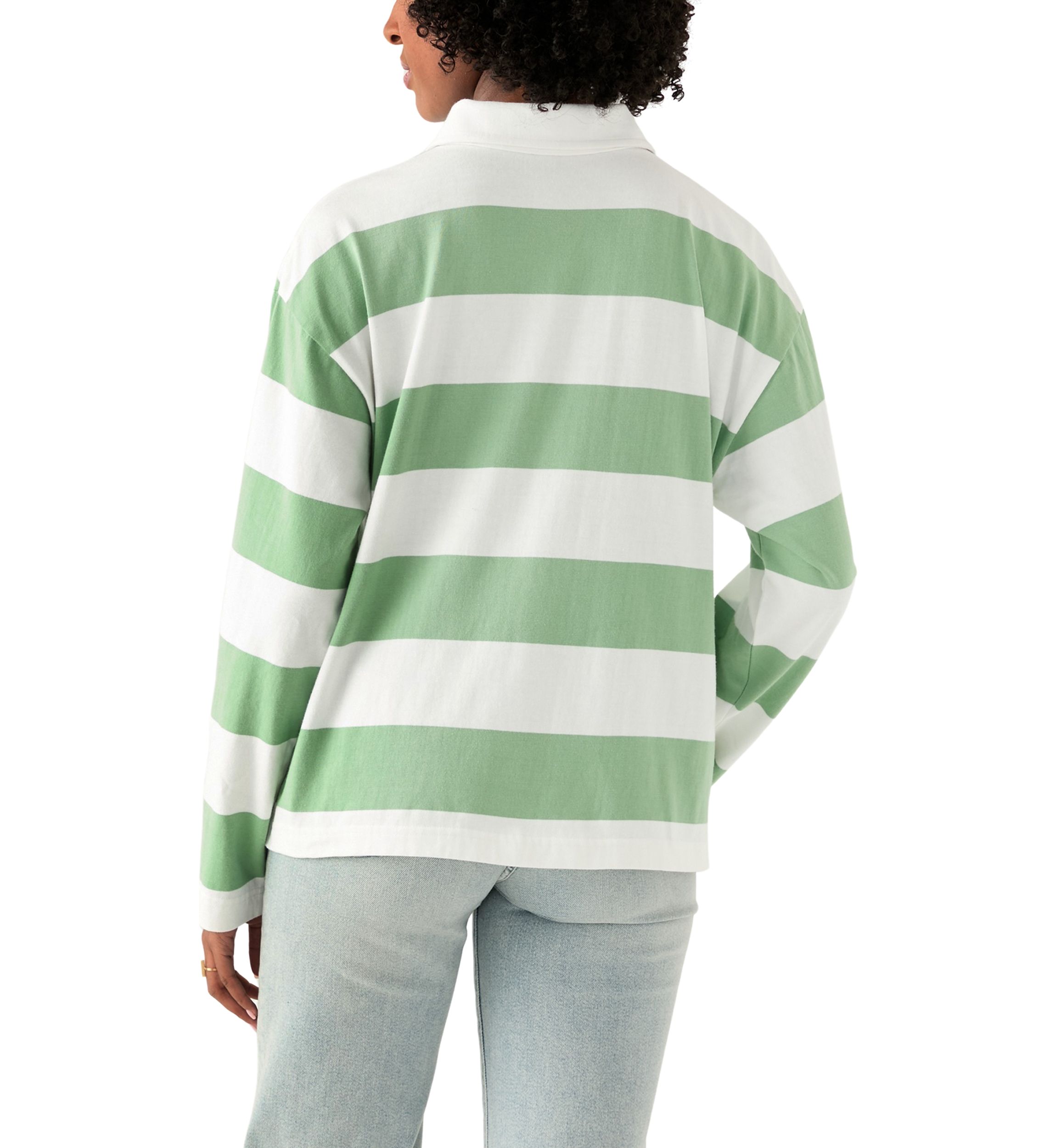 Womens Long Sleeve Rugby Top