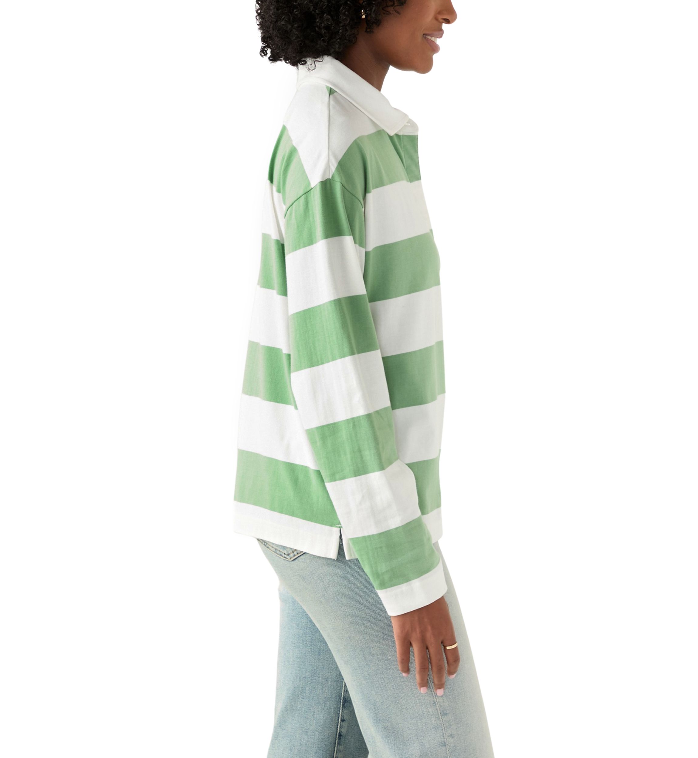 Womens Long Sleeve Rugby Top