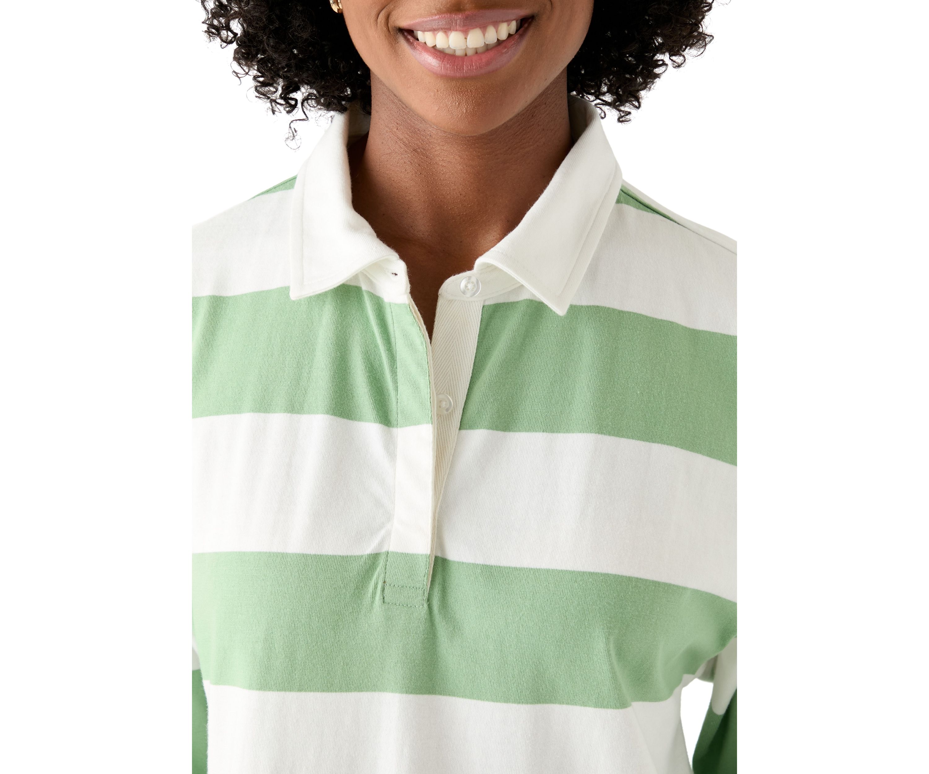 Womens Long Sleeve Rugby Top