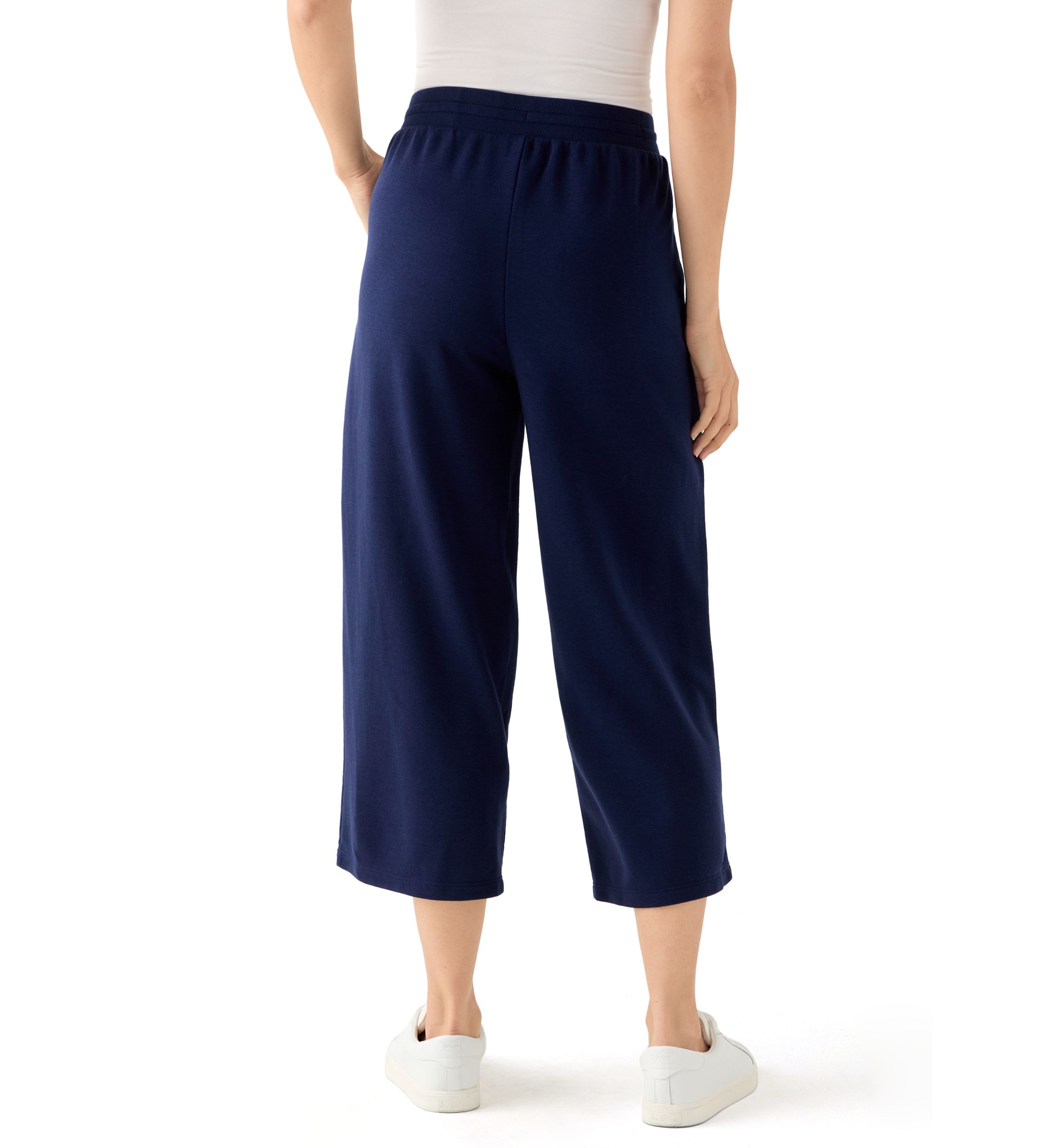 Womens Cropped Terry Pants