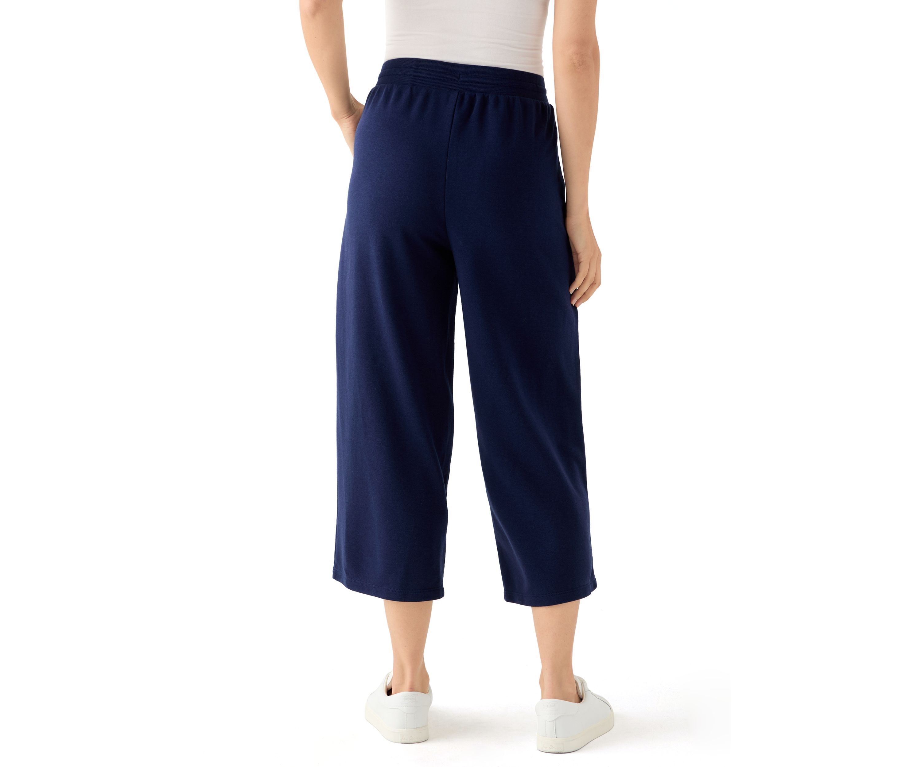 Womens Cropped Terry Pants
