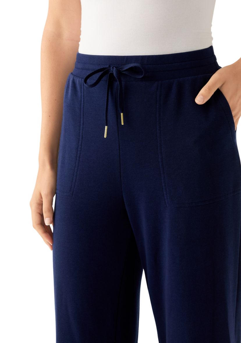 Womens Cropped Terry Pants
