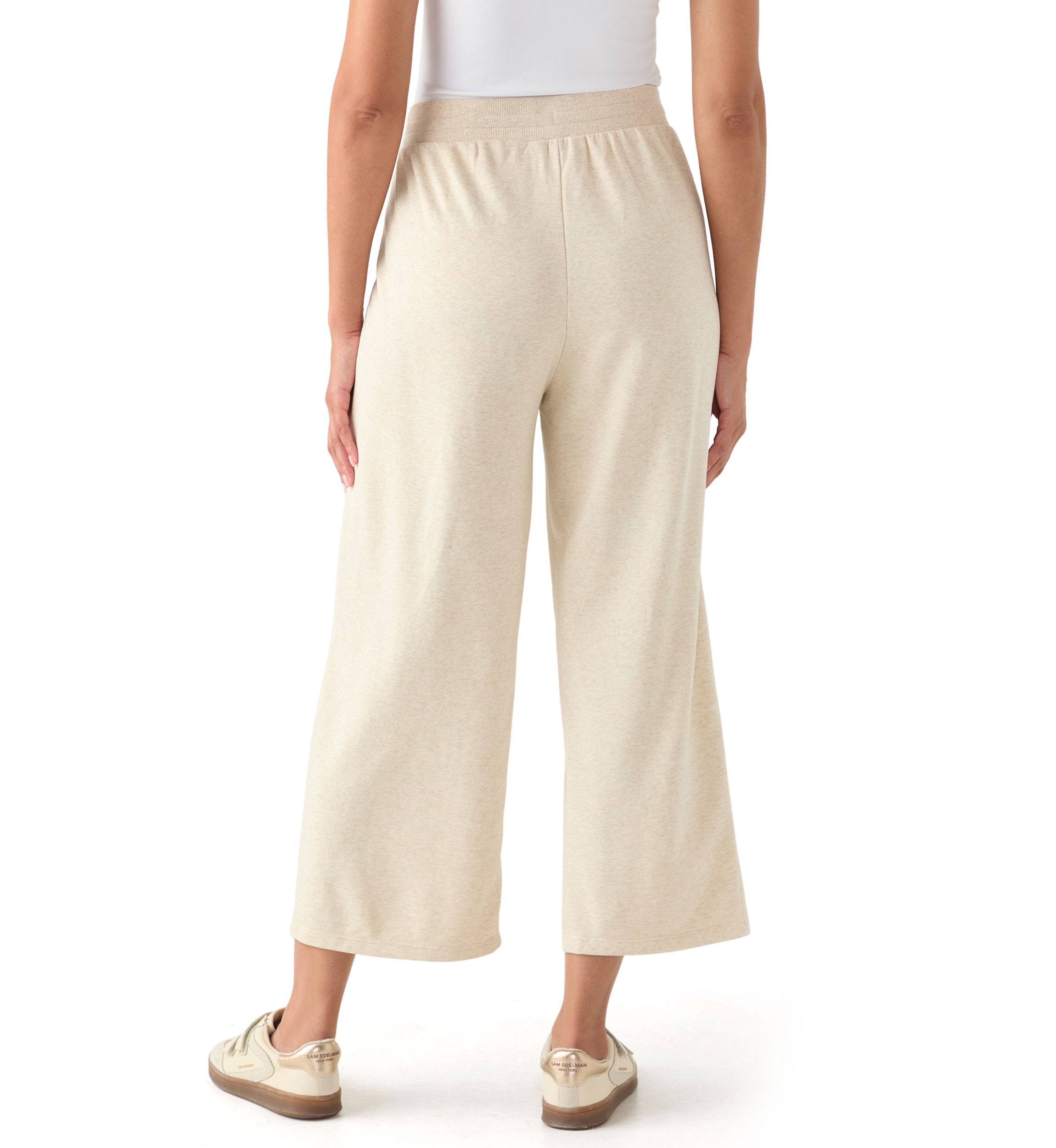 Womens Cropped Terry Pants