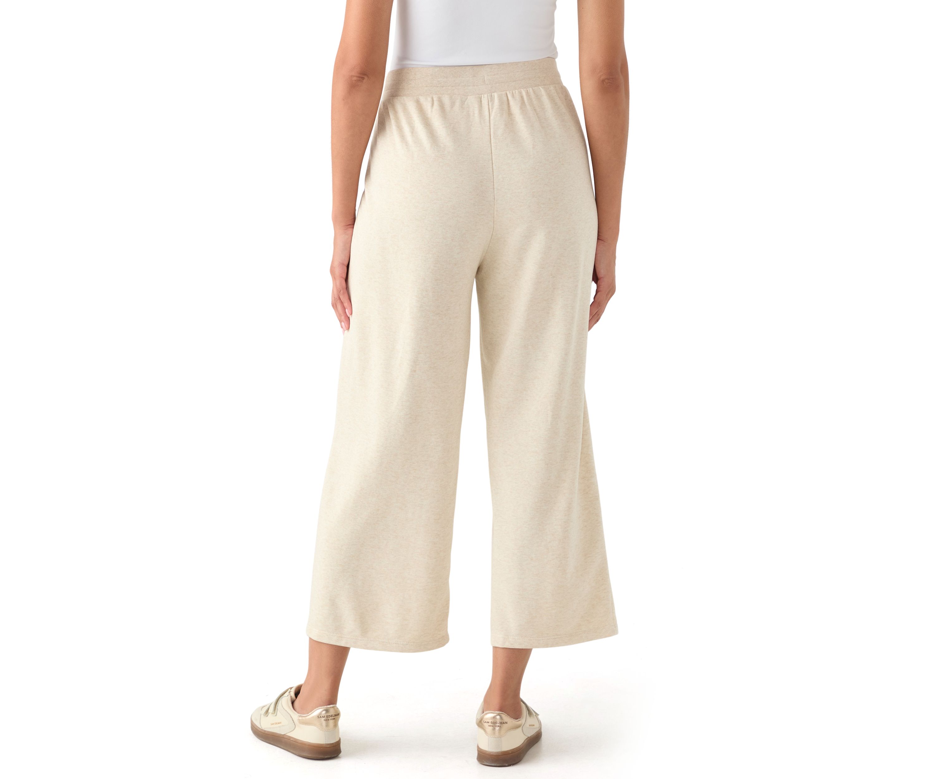 Womens Cropped Terry Pants