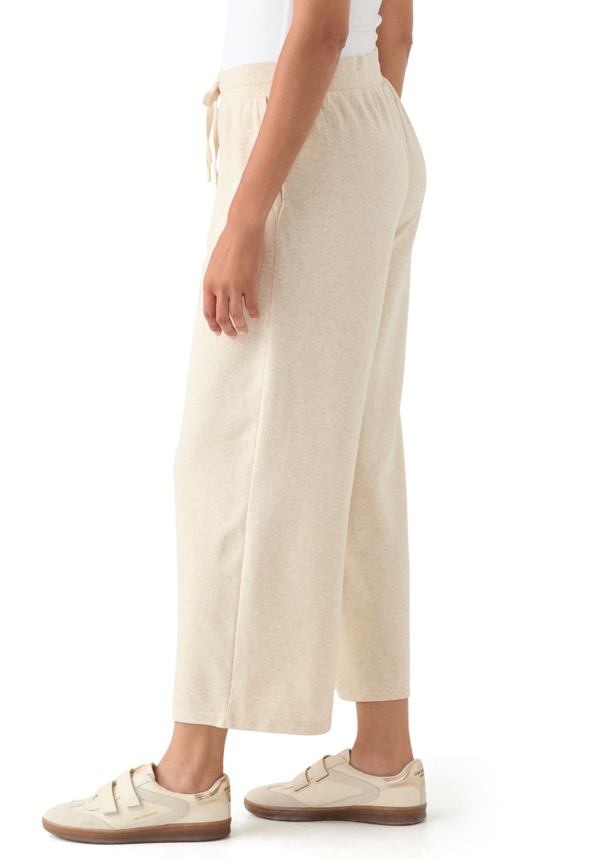 Womens Cropped Terry Pants