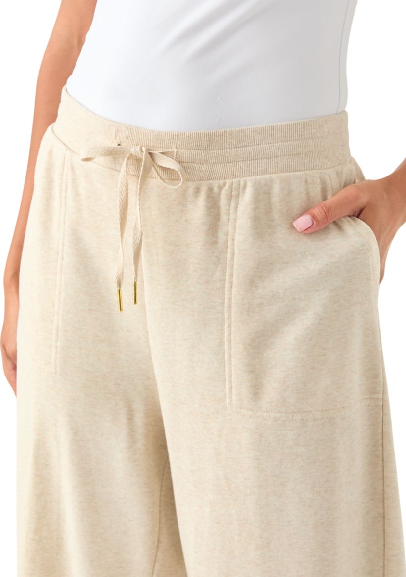 Womens Cropped Terry Pants