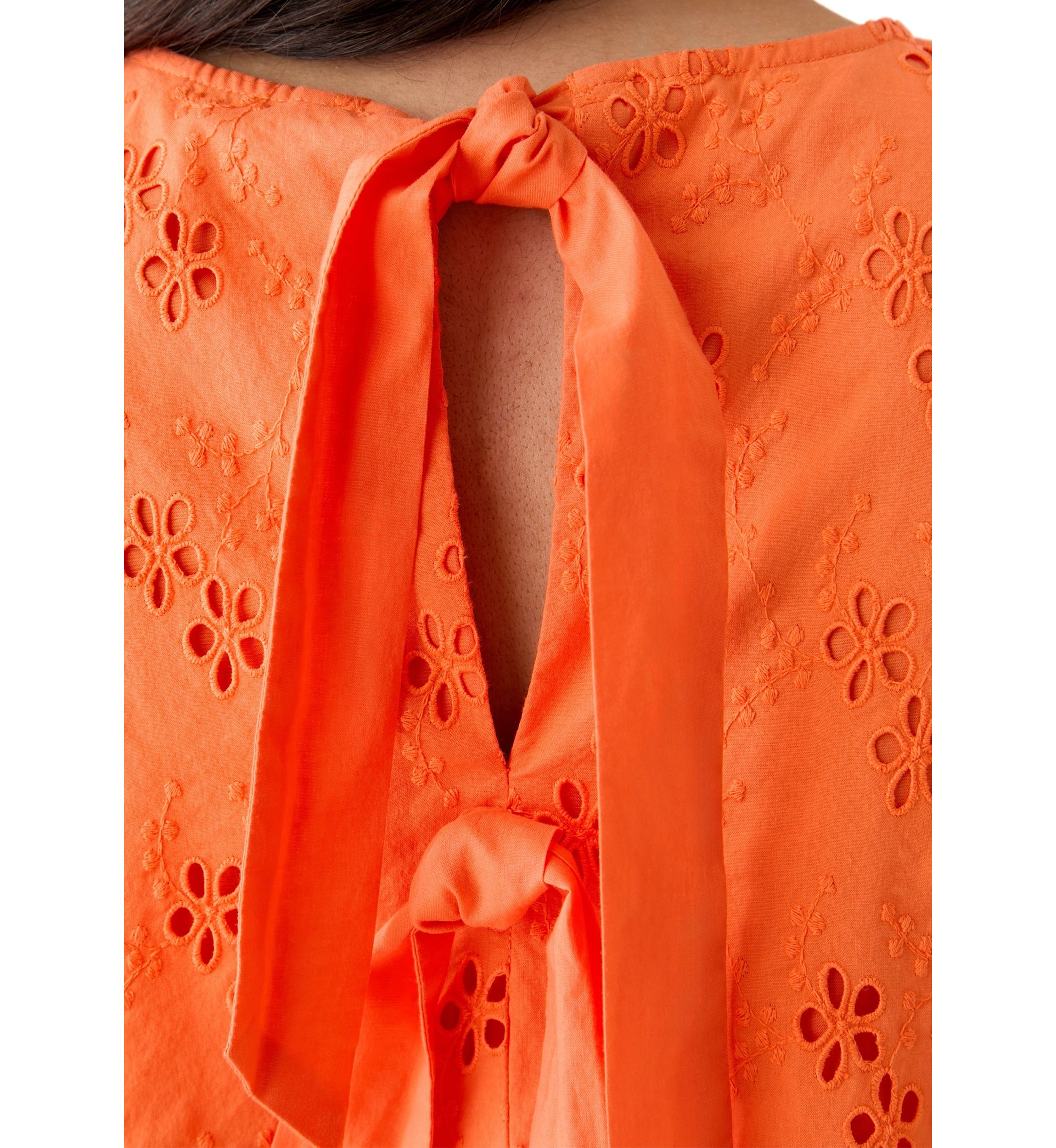 Womens Short Sleeve Bow Back Top