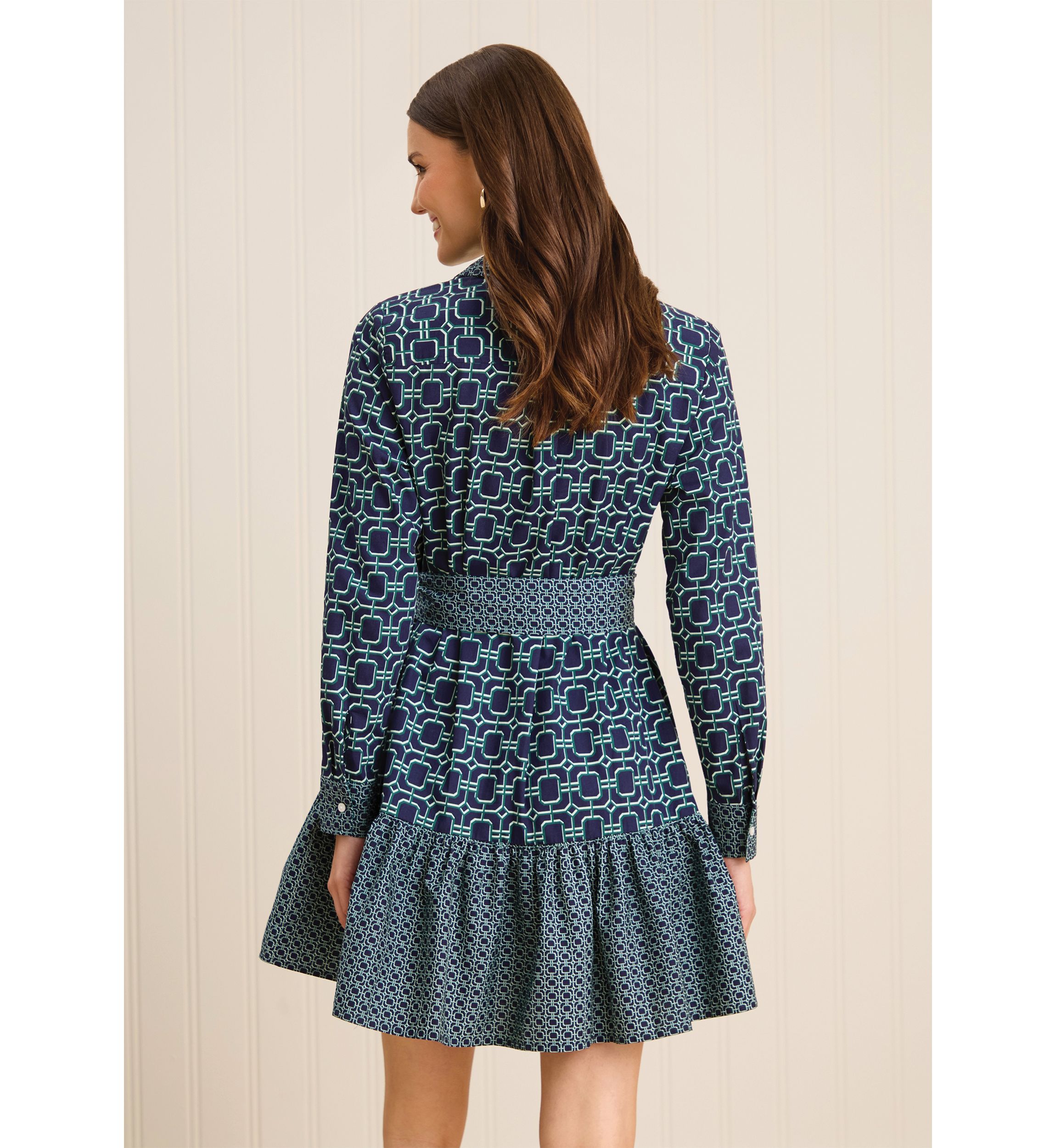 Sewing Down South x Crown & Ivy™ Long Sleeve Dress with Sash