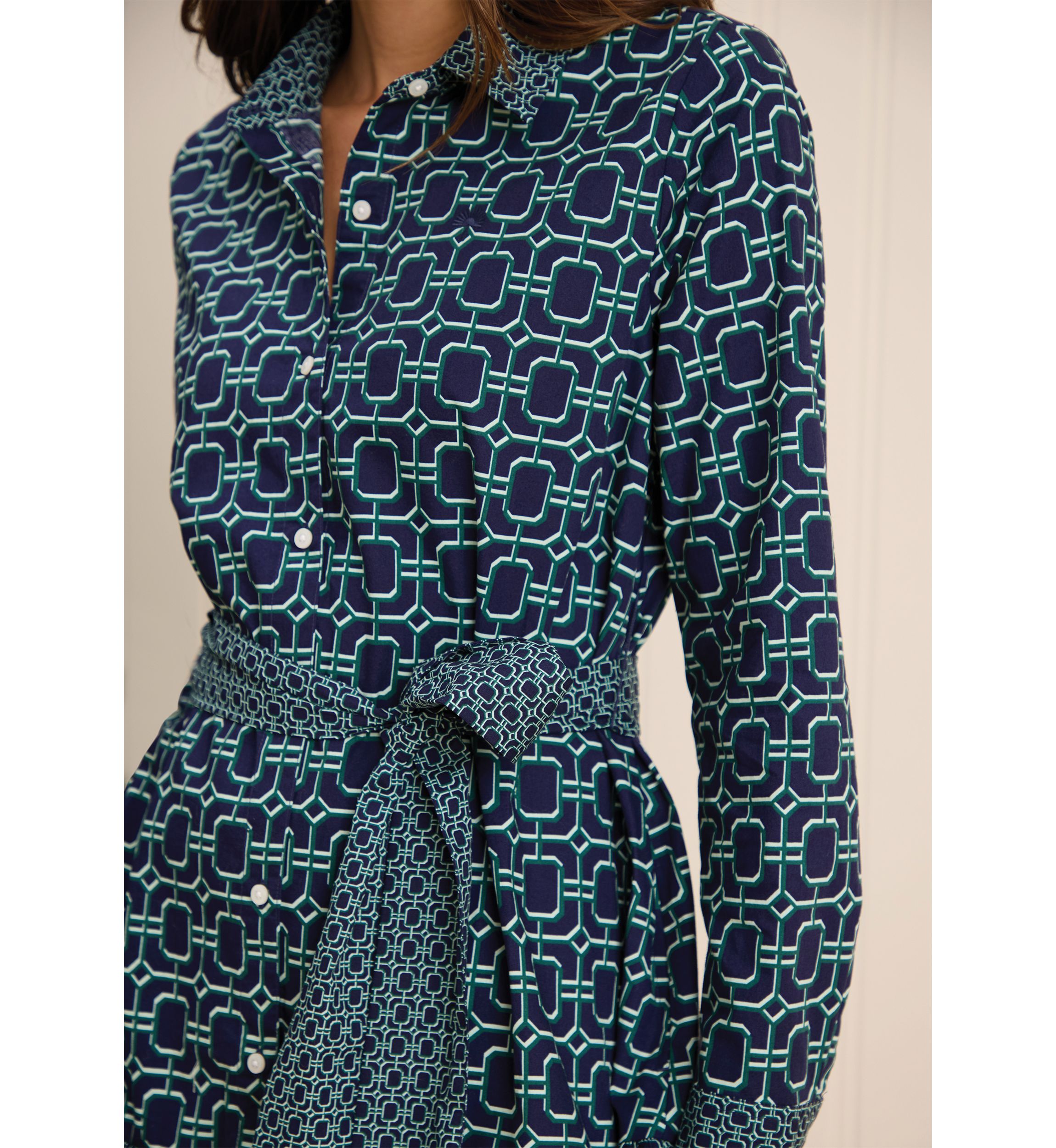 Sewing Down South x Crown & Ivy™ Long Sleeve Dress with Sash