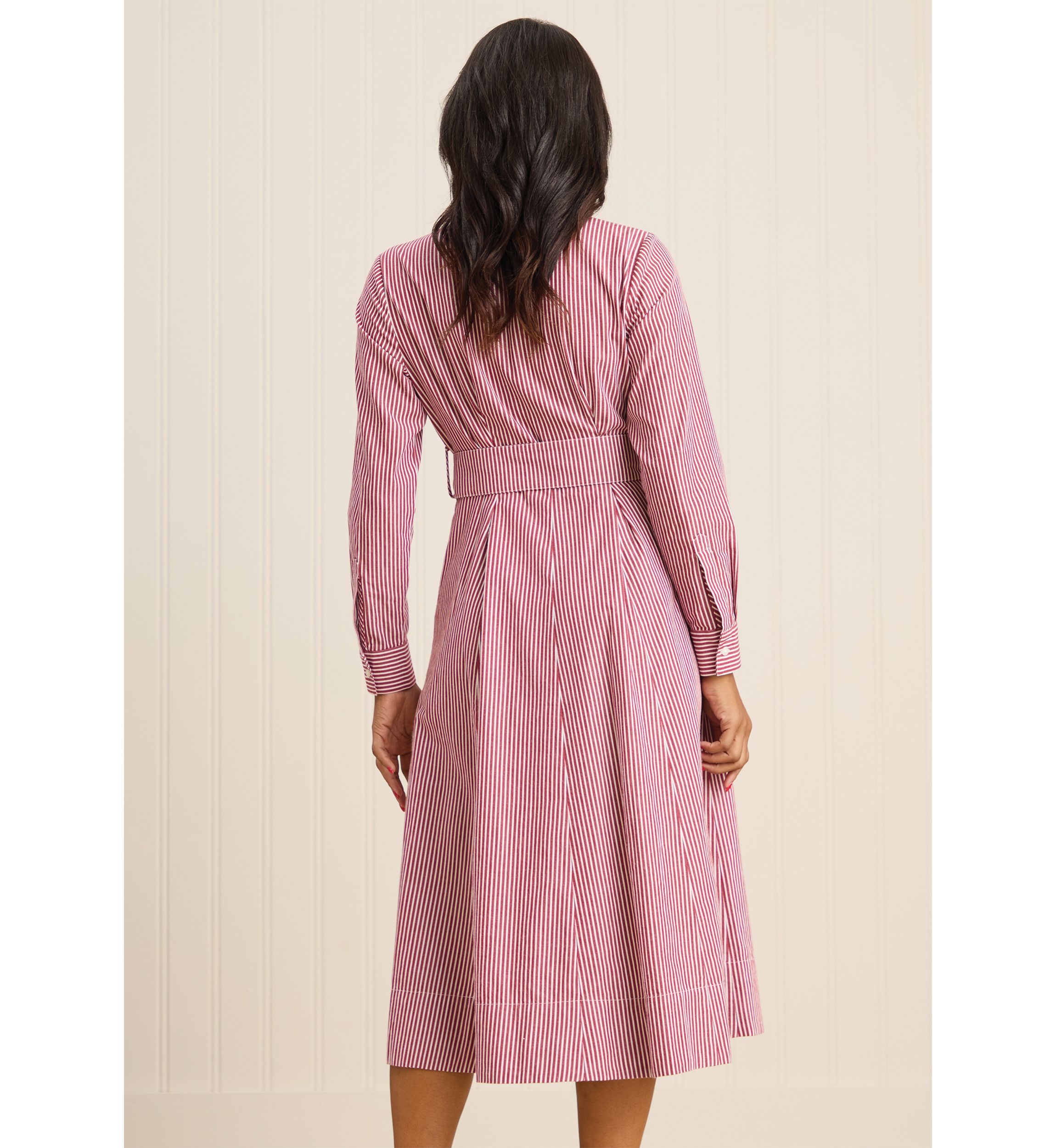Sewing Down South x Crown & Ivy™ Sew Merry Button Front Midi Dress