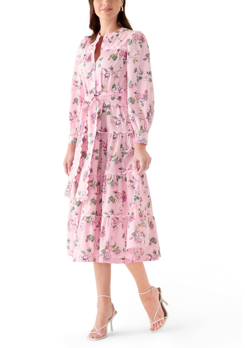 crown and ivy pink and green dress Pink Ivy Garden Dress– Teuta Matoshi main image 0
