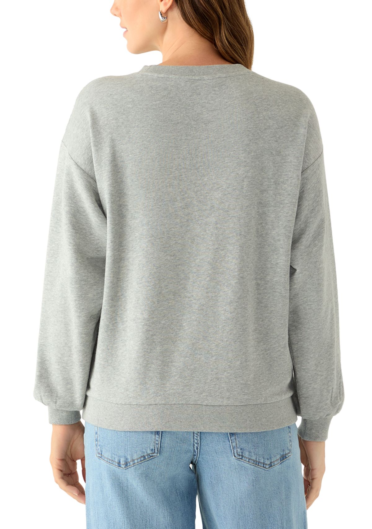 Womens Jewel Embellished Sweatshirt 