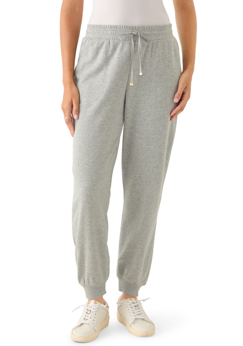 Womens Terry Heather Jogger Pants
