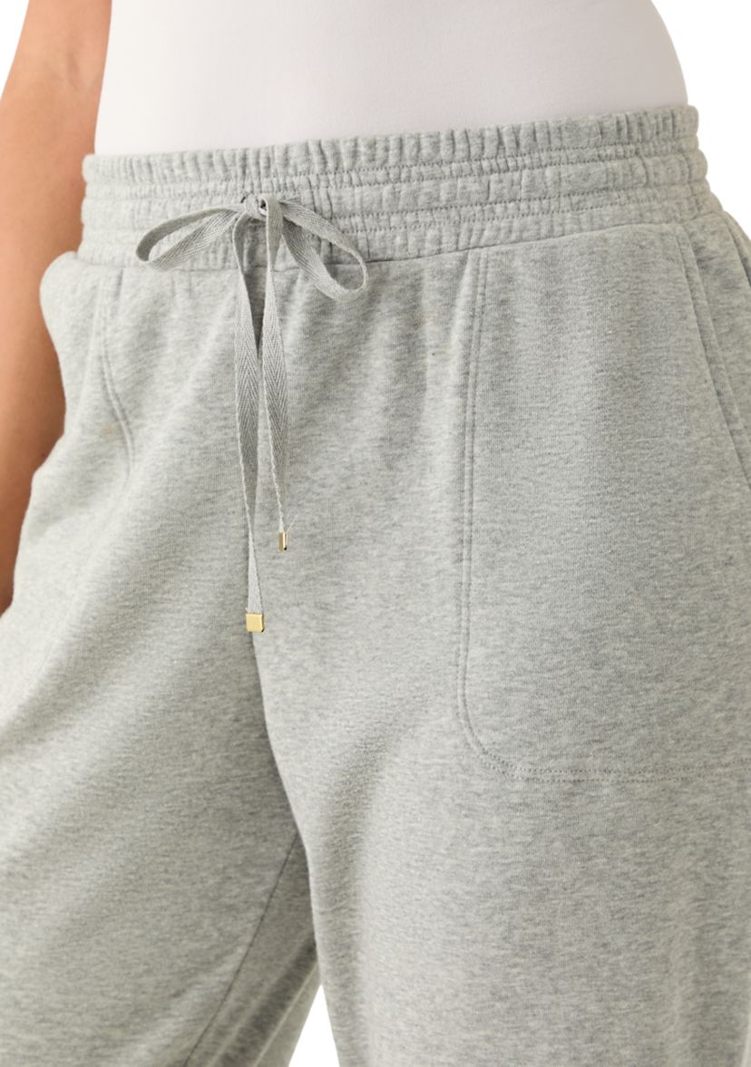 Womens Terry Heather Jogger Pants