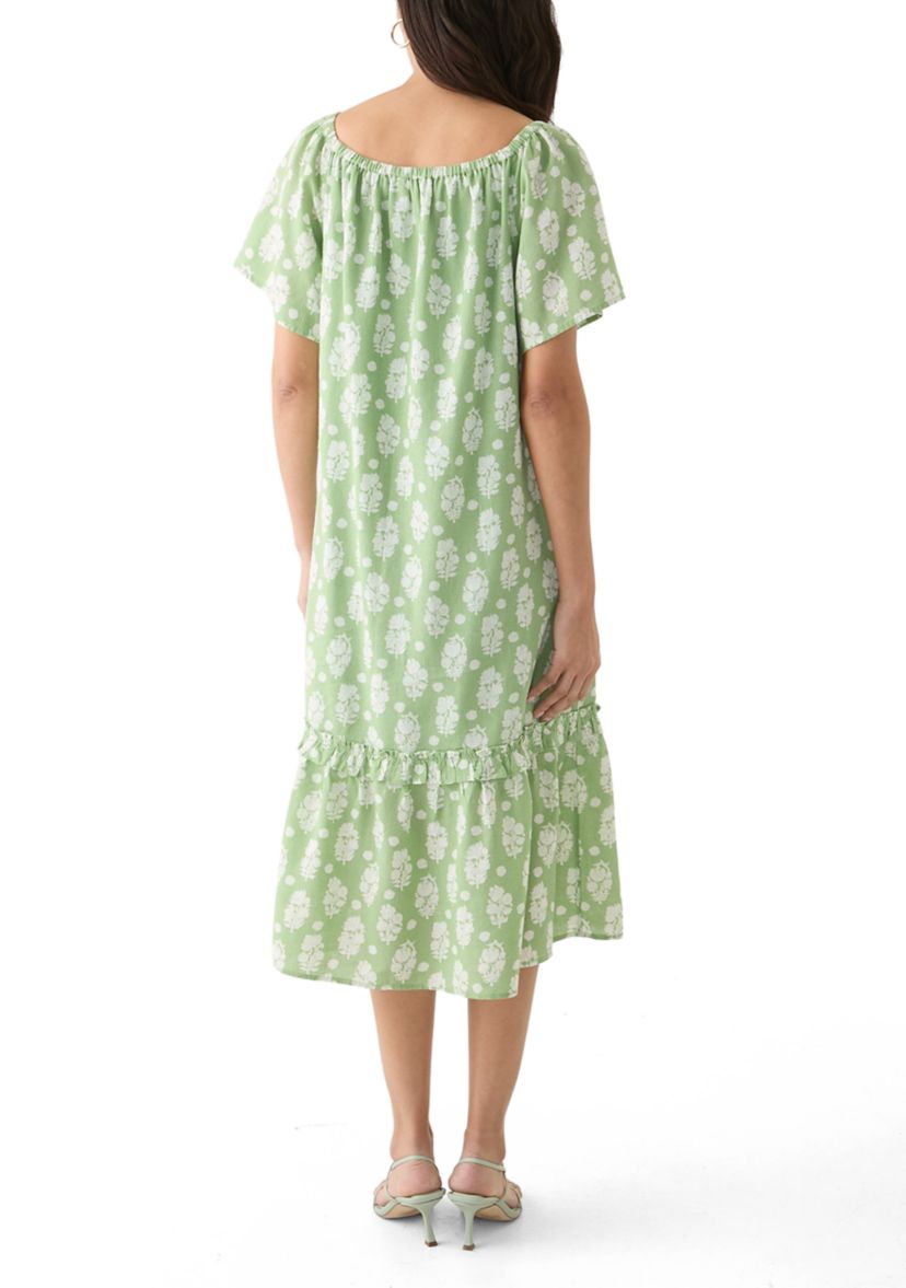 Womens Printed House Shift Dress