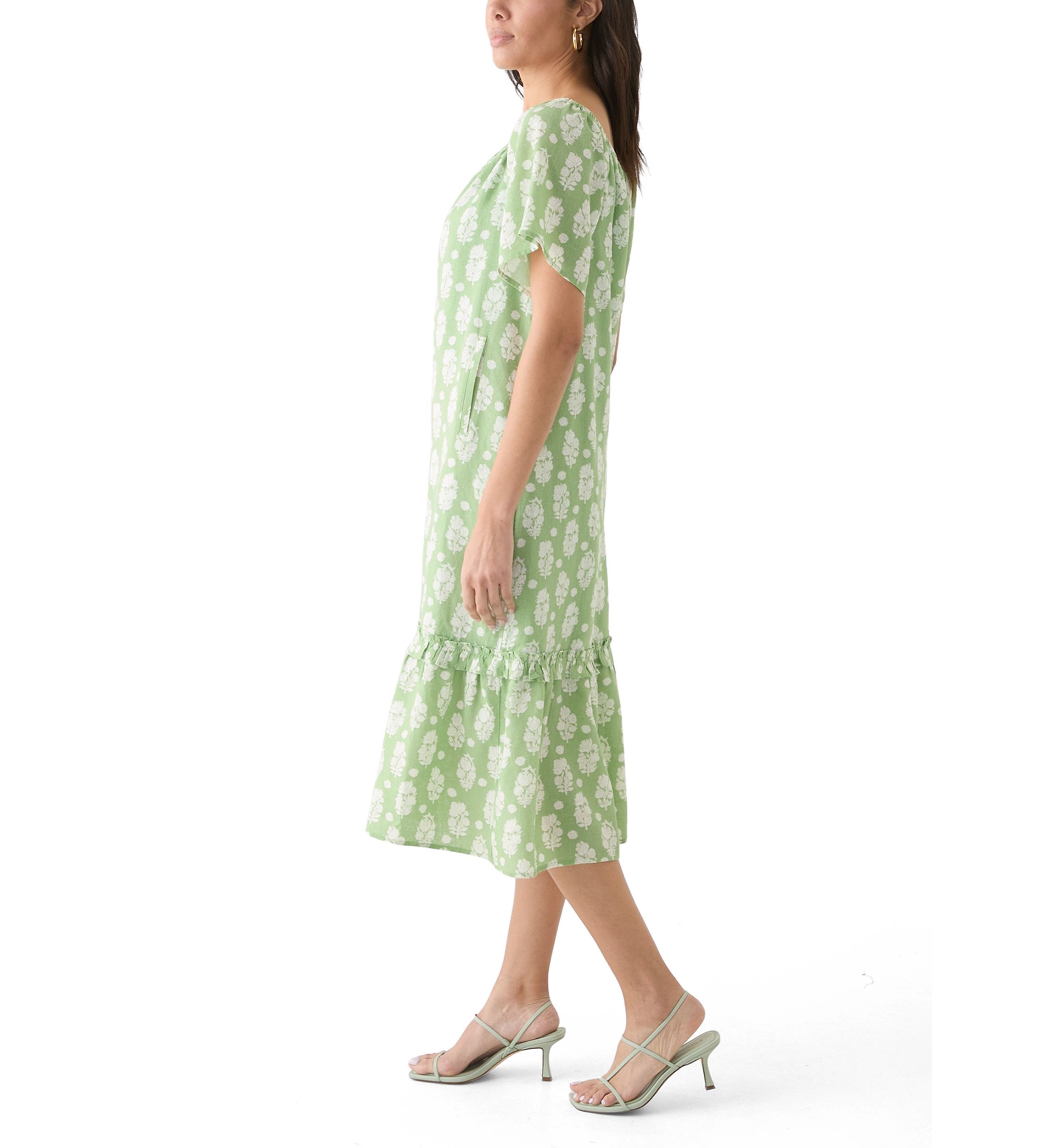 Womens Printed House Shift Dress