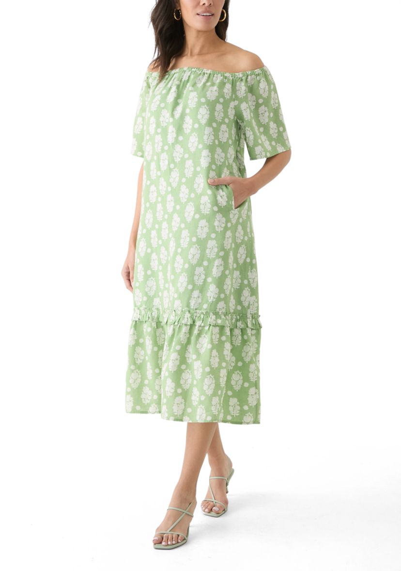 Womens Printed House Shift Dress