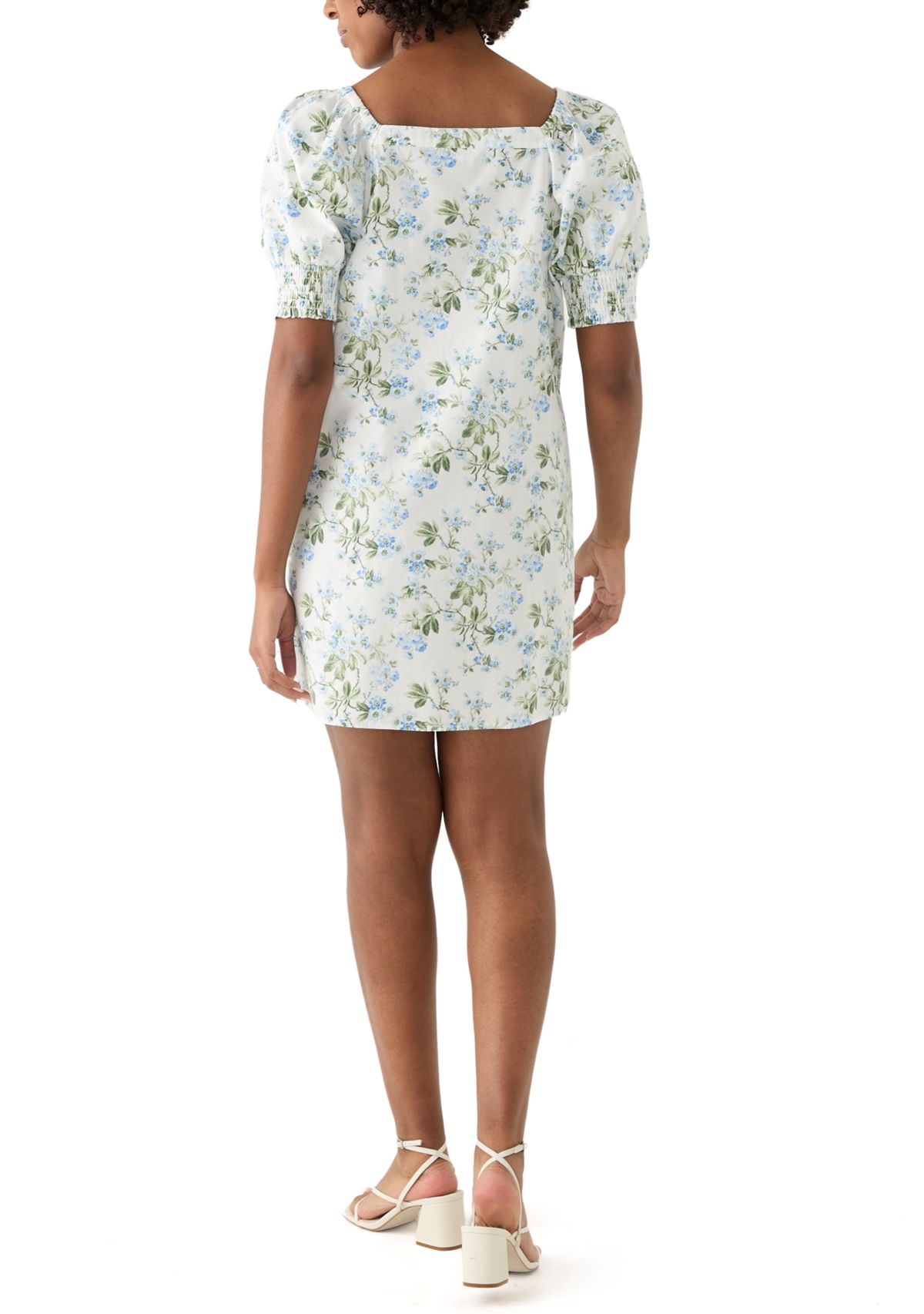 Womens Floral Printed Shift Dress