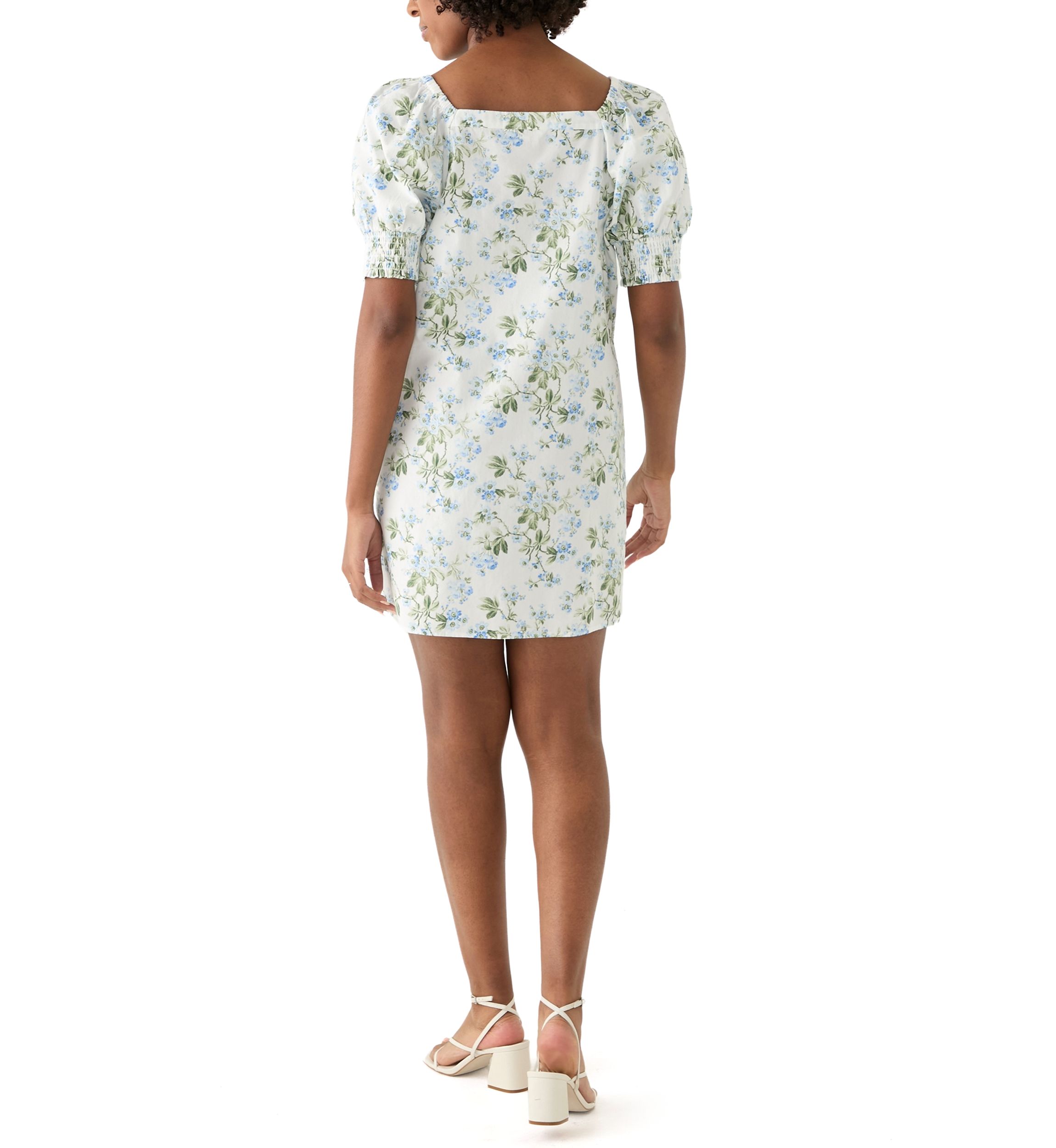 Womens Floral Printed Shift Dress