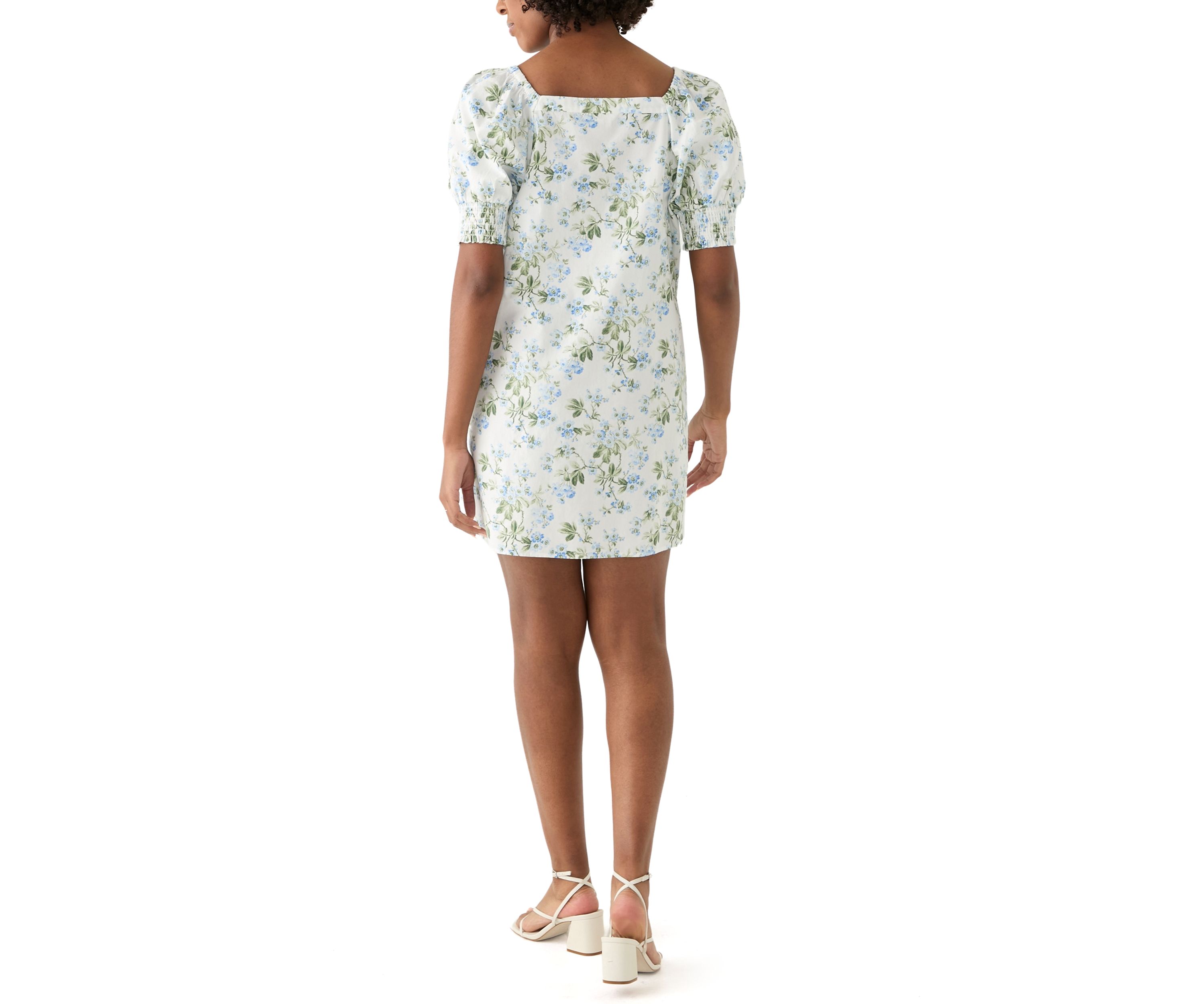 Womens Floral Printed Shift Dress